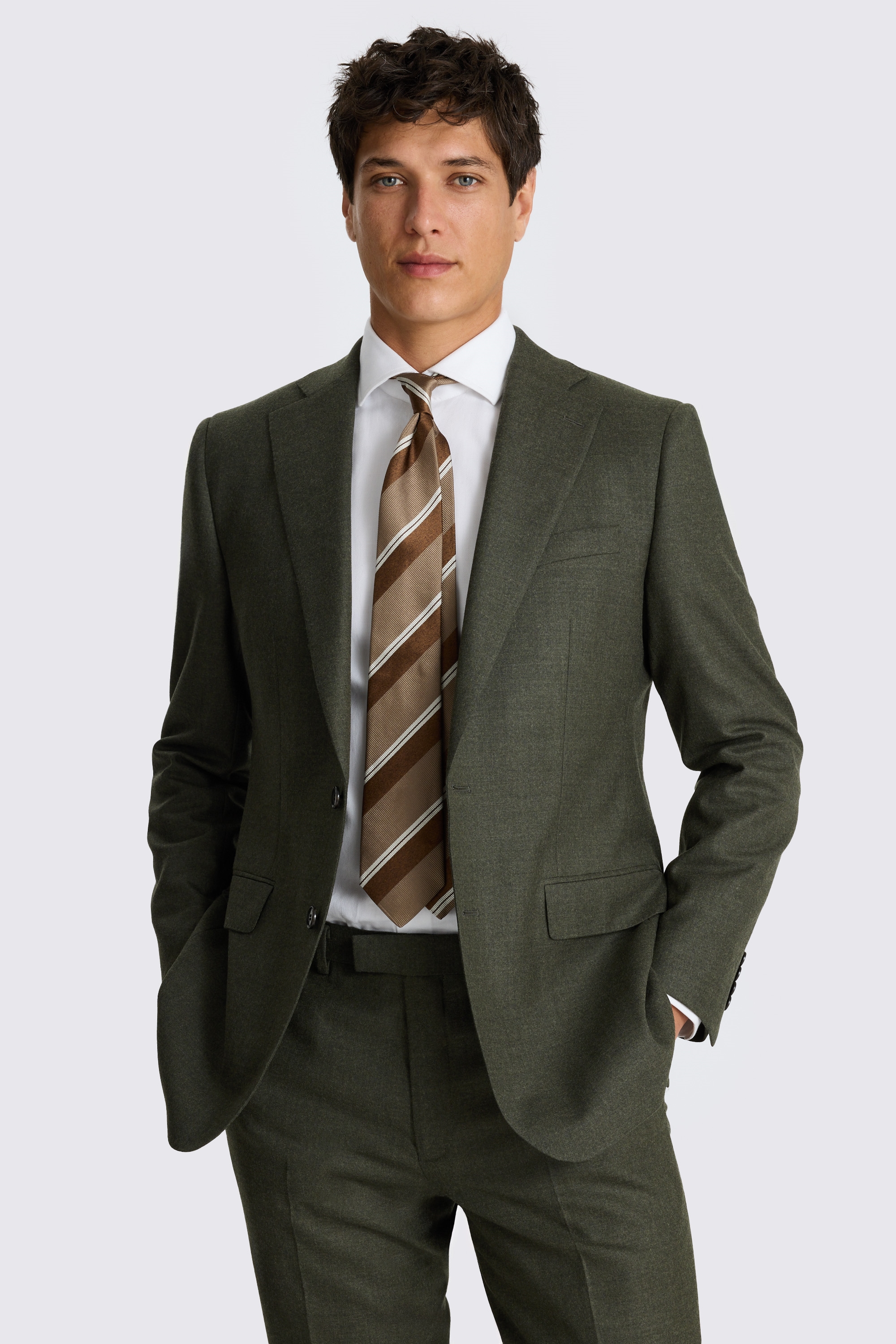 Tailored Fit Green Performance Suit