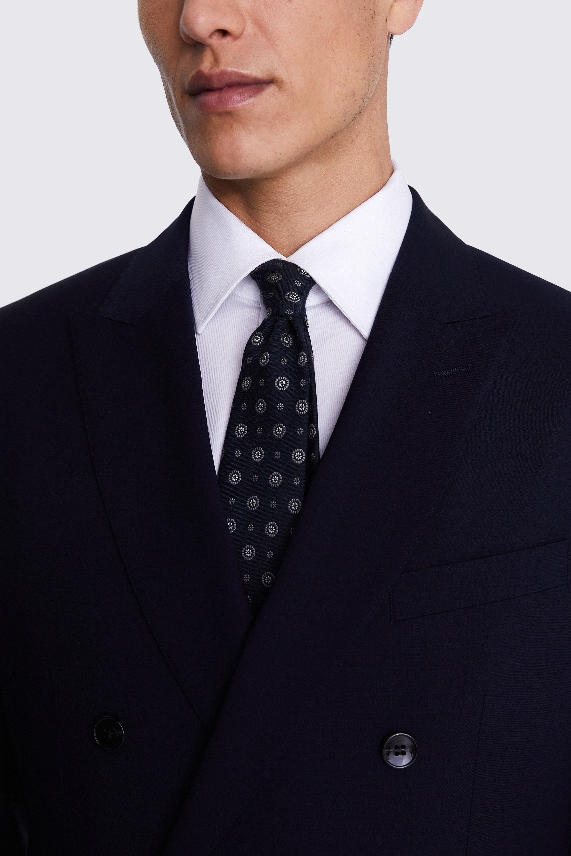 Tailored Fit Navy Performance Suit