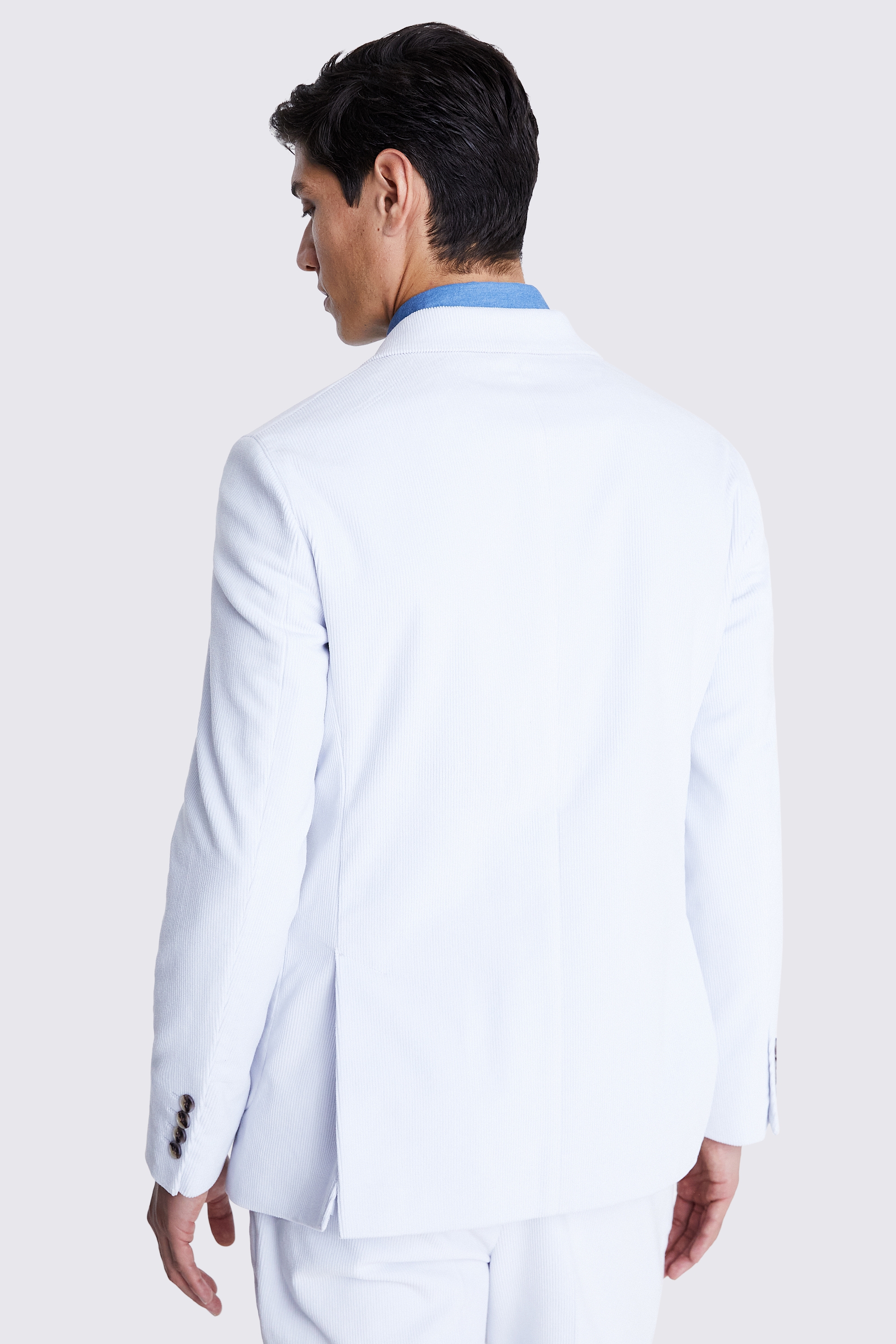 Tailored Fit Light Blue Corduroy Jacket | Buy Online at Moss