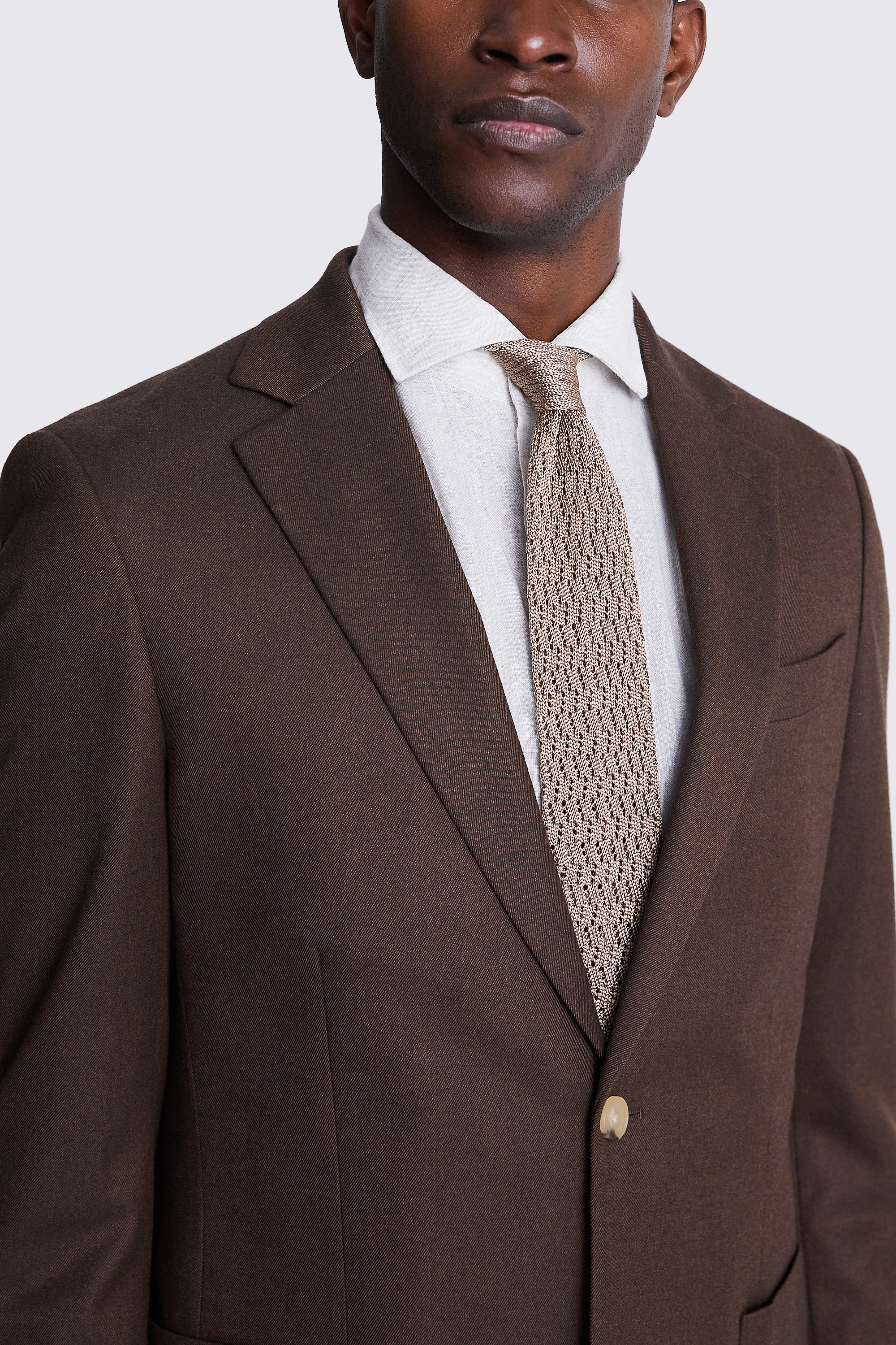 Tailored Fit Copper Flannel Jacket