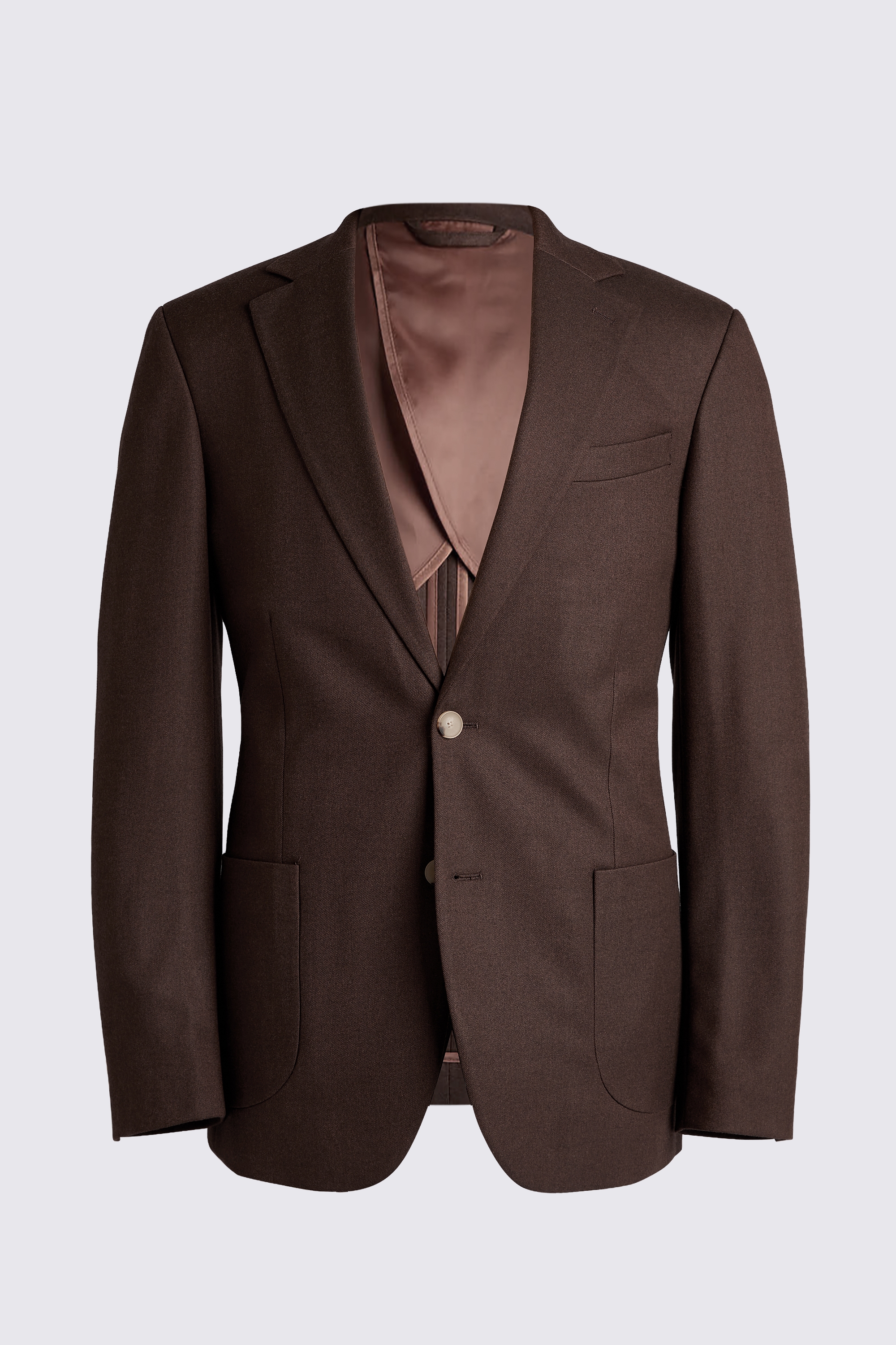 Tailored Fit Copper Flannel Jacket