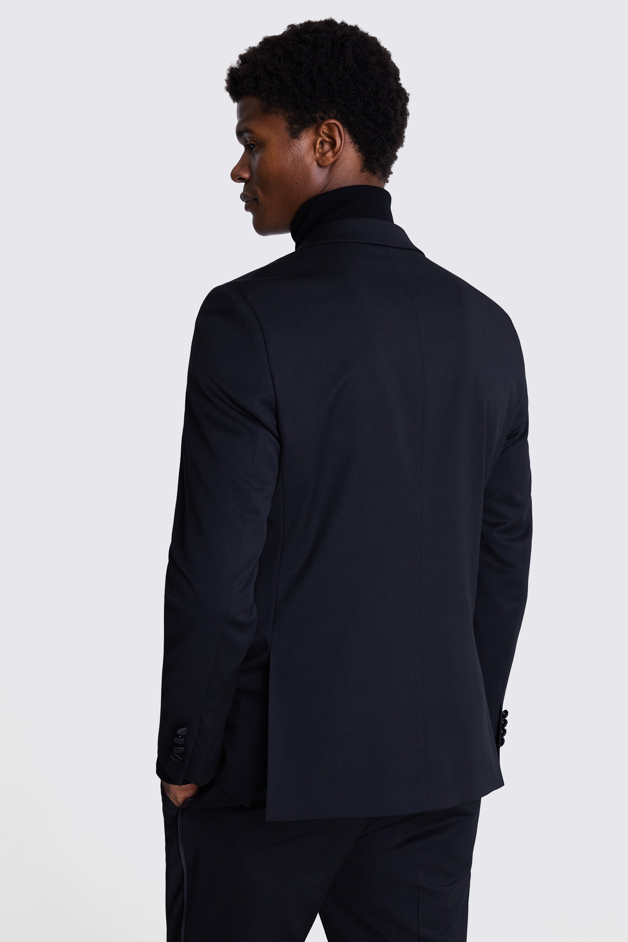 DKNY Slim Fit Black Notch Lapel Tuxedo