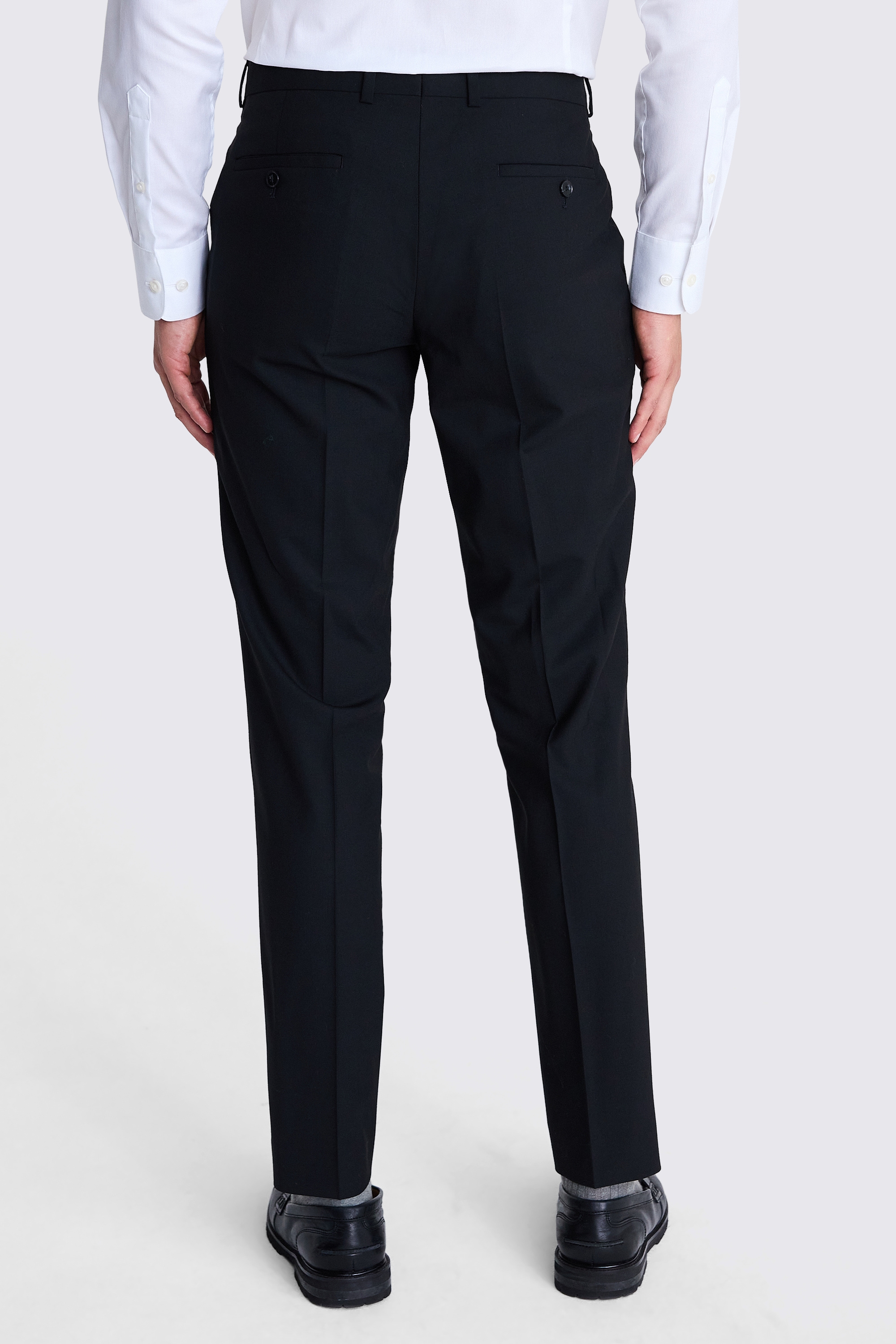 DKNY Slim Fit Black Trousers | Buy Online at Moss