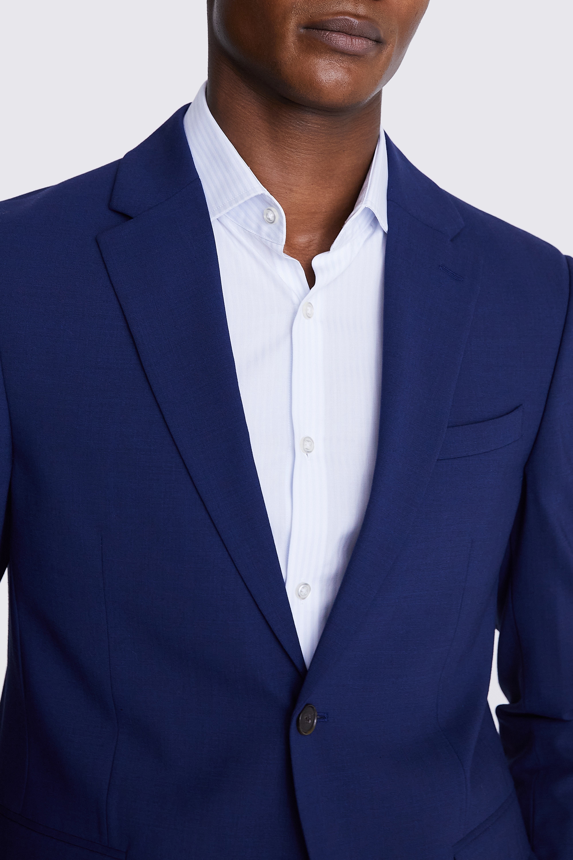 DKNY Slim Fit Bright Blue Suit