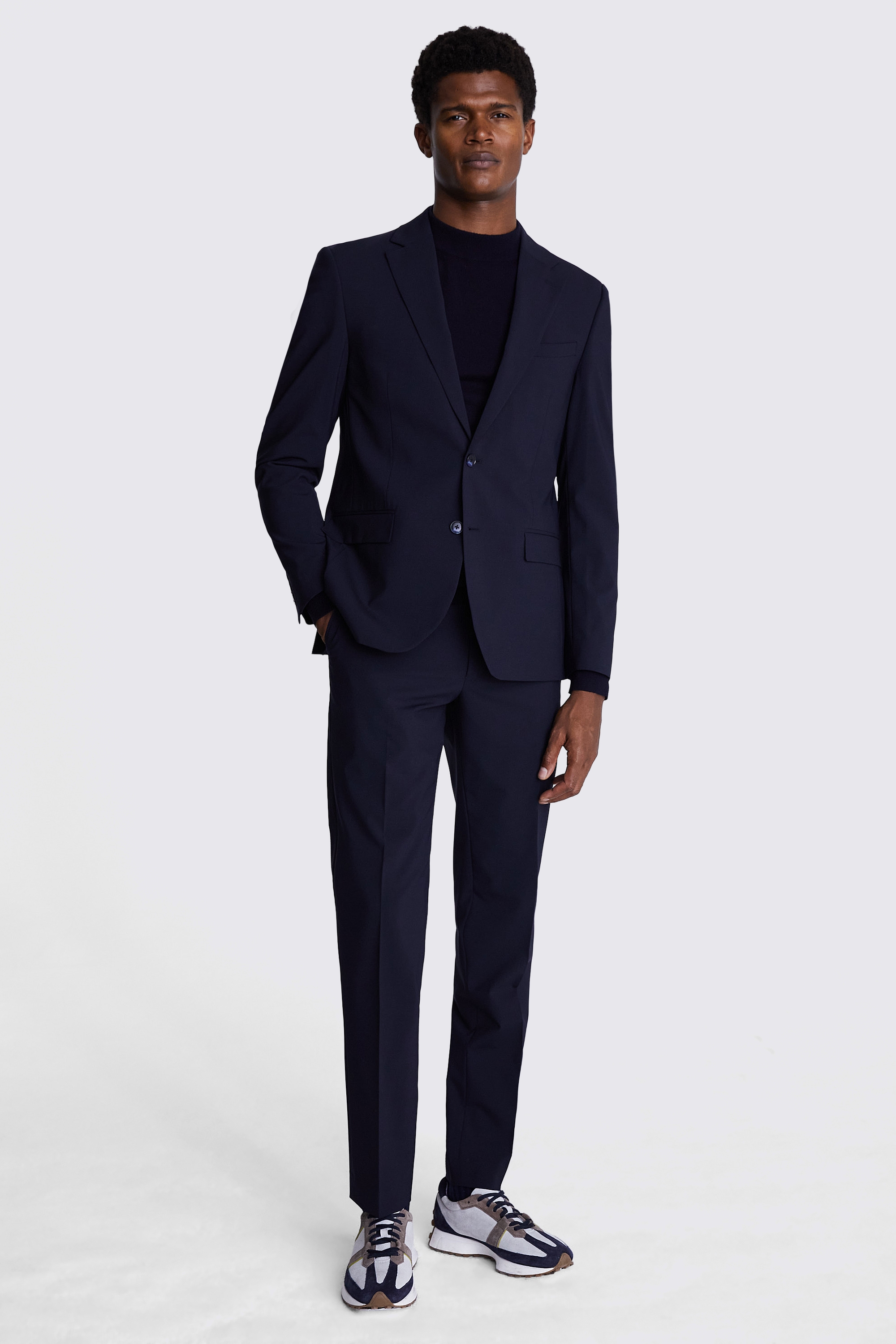 DKNY Slim Fit Navy Jacket | Buy Online at Moss