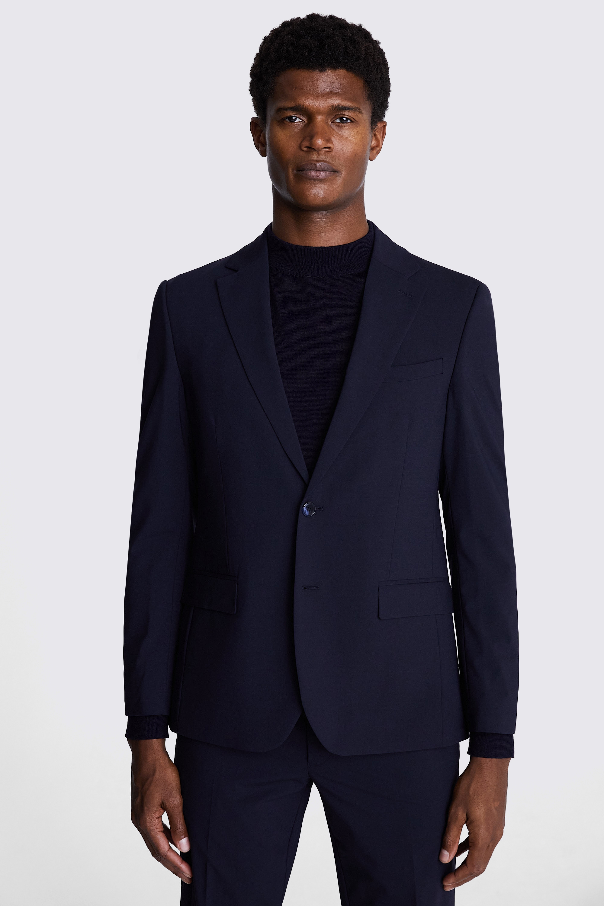 DKNY Slim Fit Navy Jacket | Buy Online at Moss