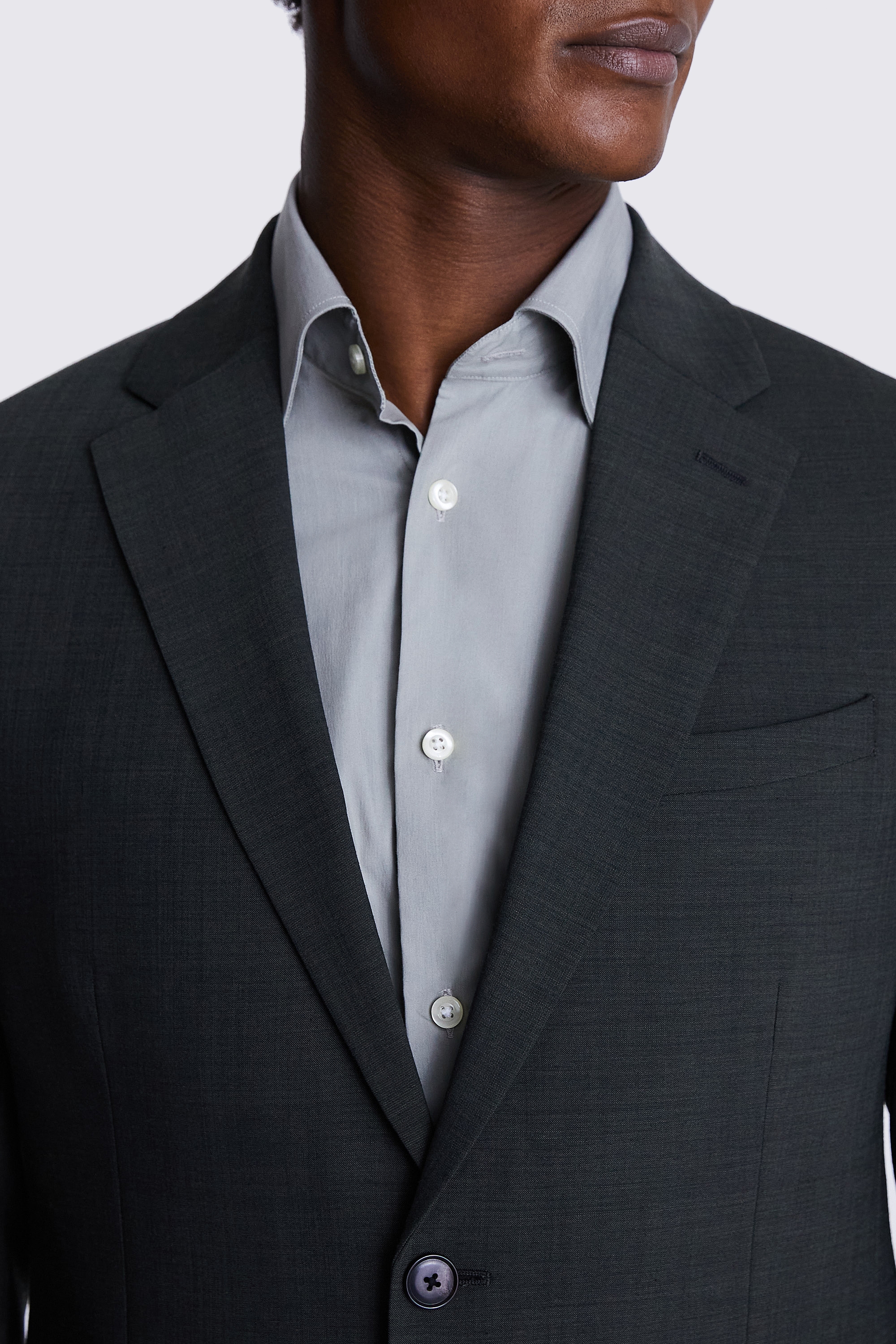 DKNY Slim Fit Khaki Suit