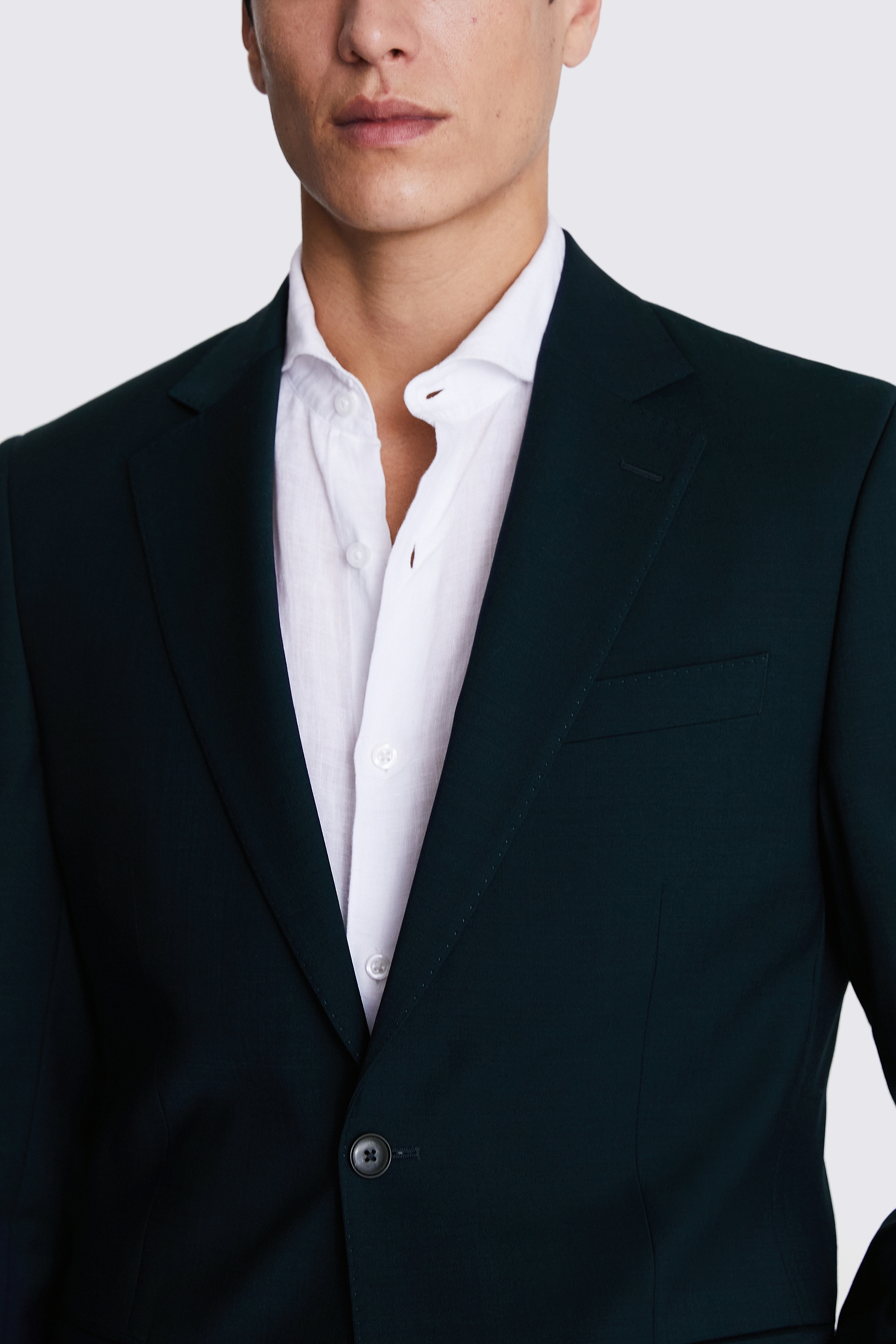 Tailored Fit Bottle Green Performance Jacket