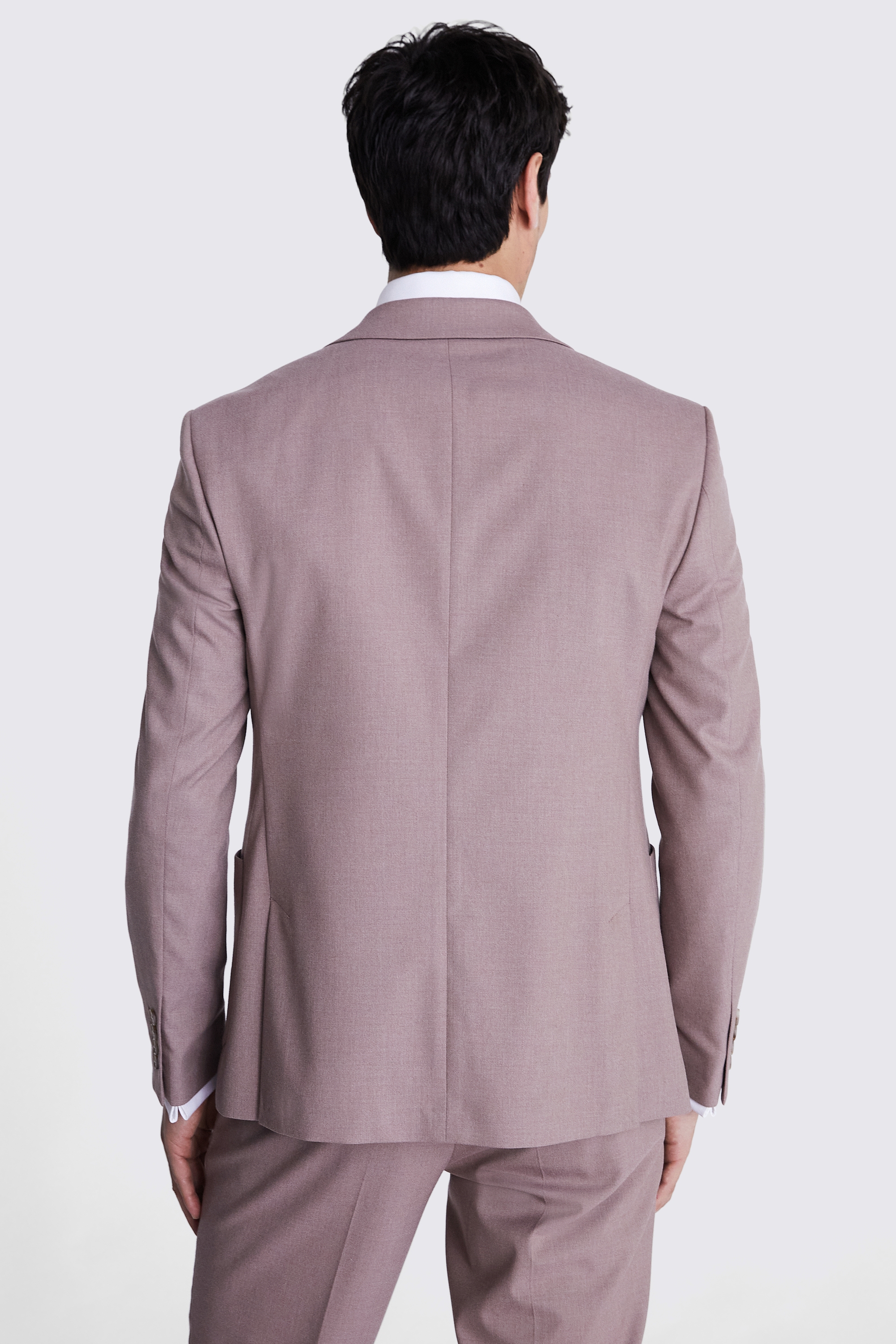 Slim Fit Dusty Pink Flannel Jacket