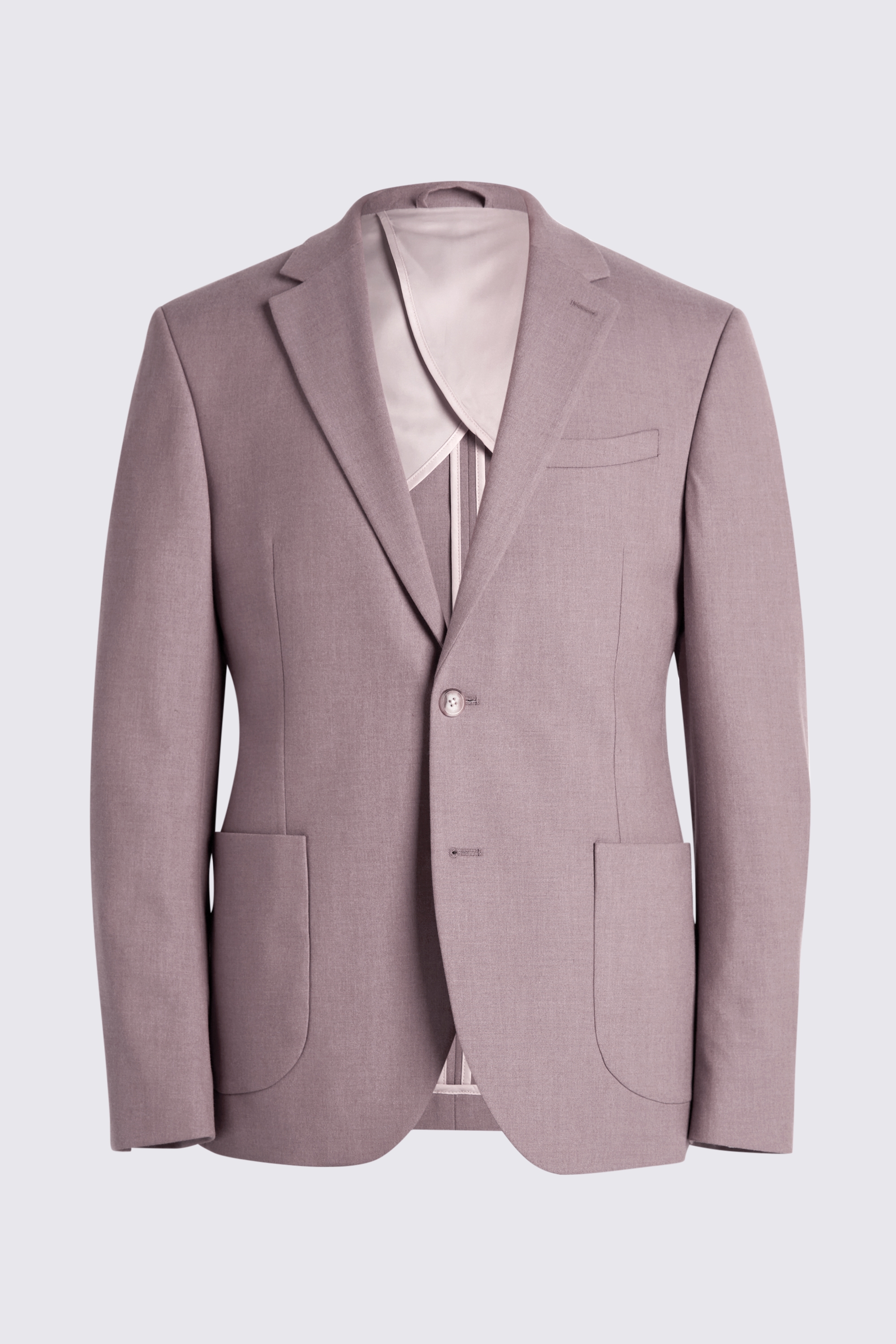 Slim Fit Dusty Pink Flannel Jacket