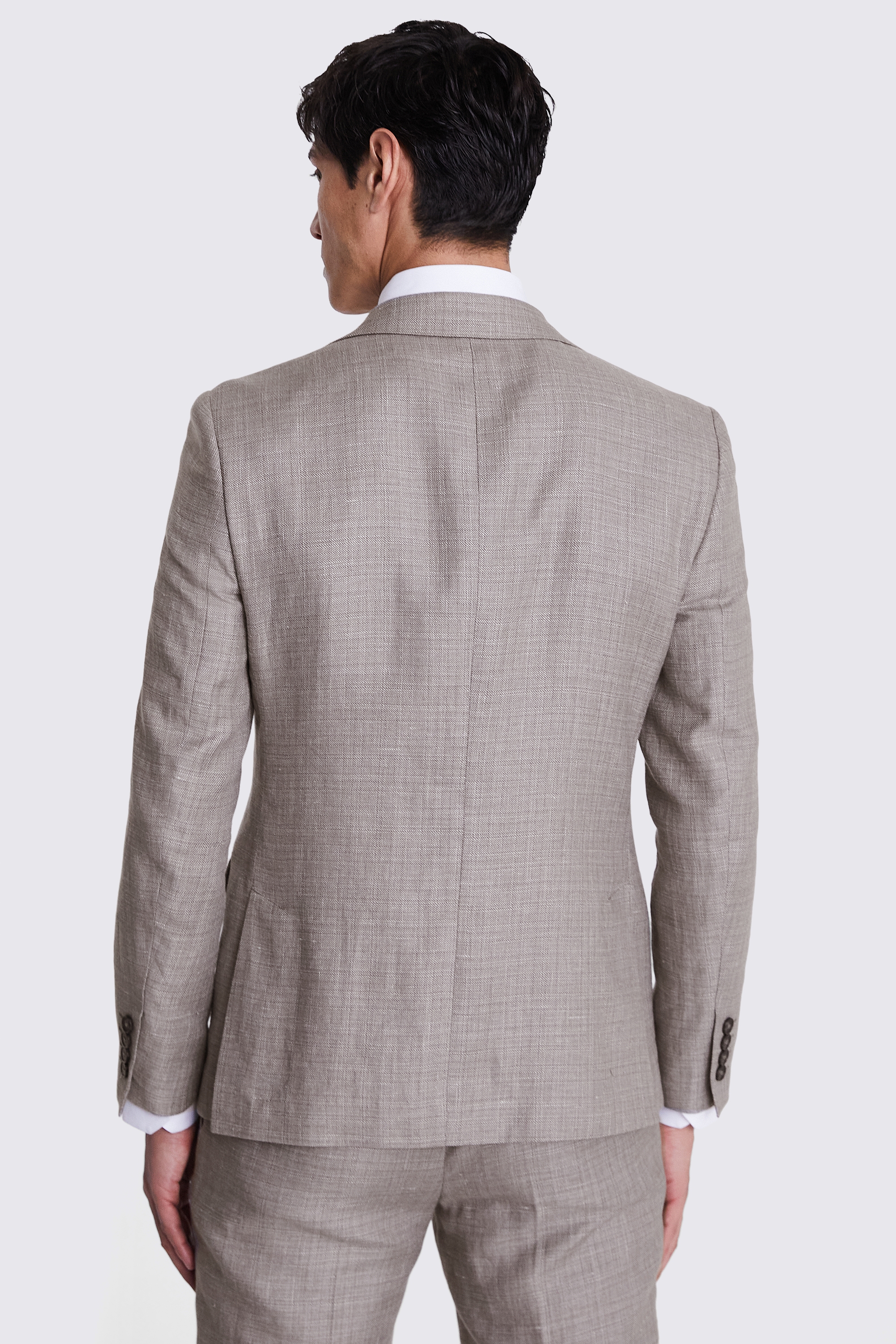 Italian Slim Fit Light Taupe Jacket
