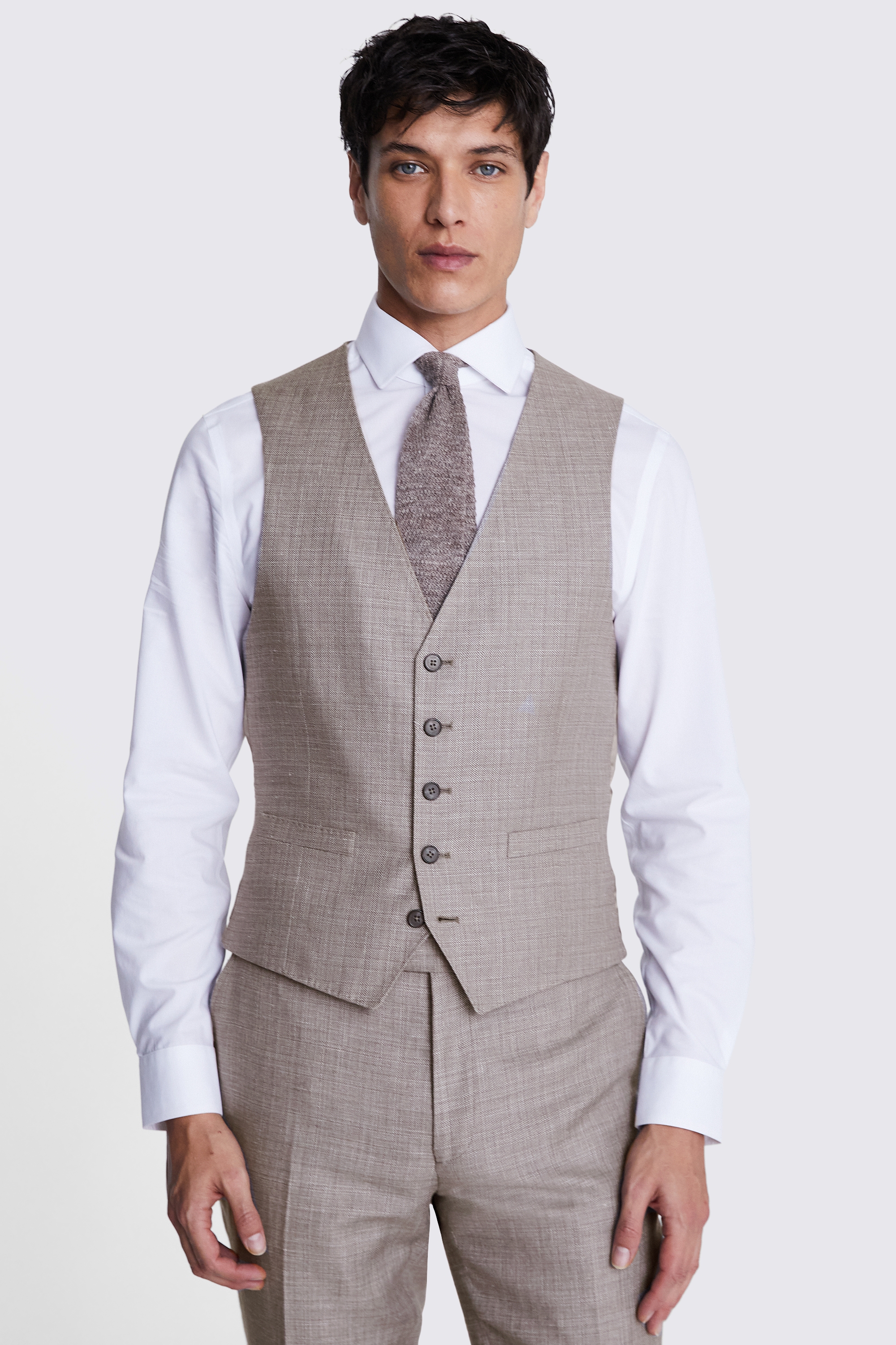 Italian Slim Fit Light Taupe Jacket