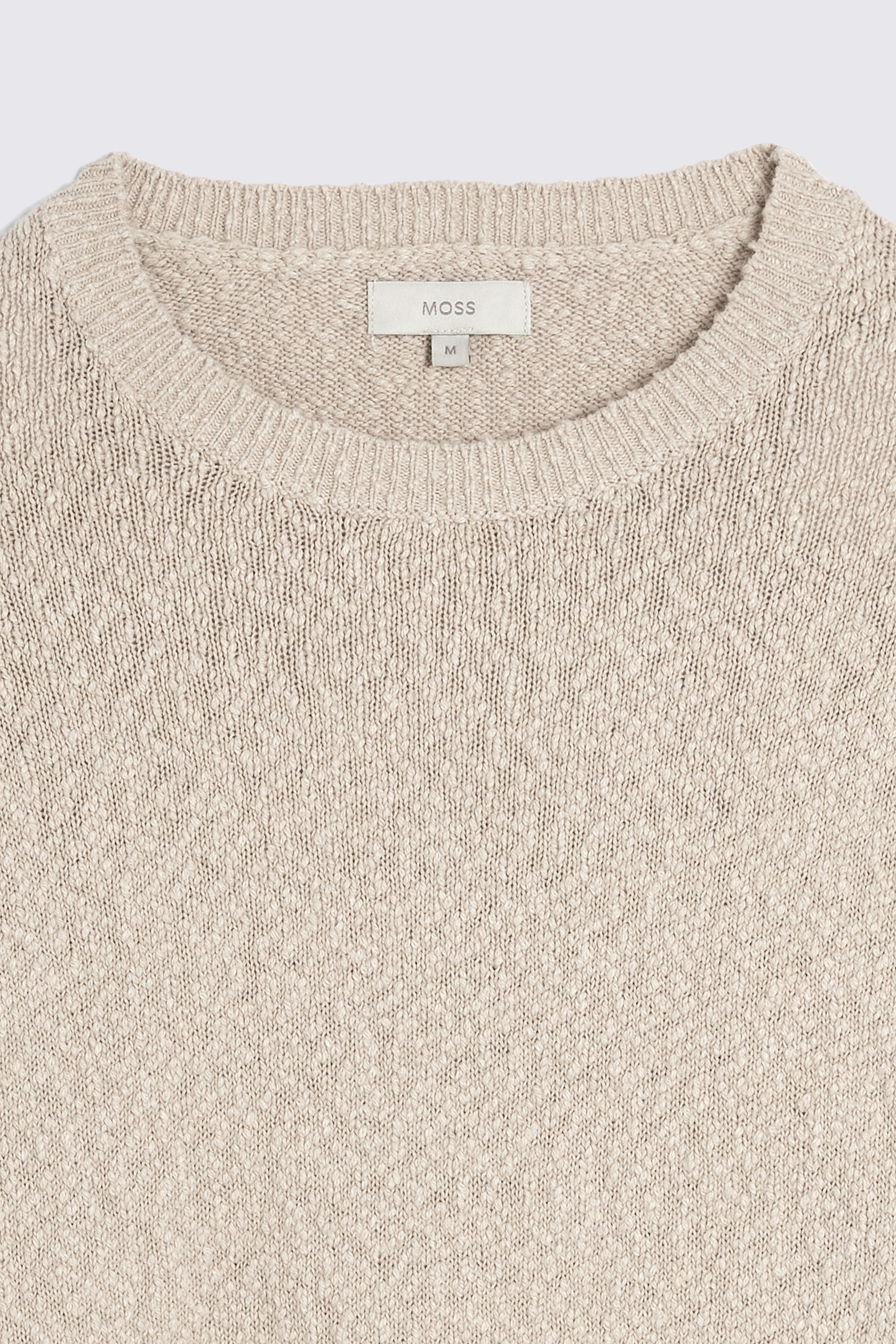 Camel Slouchy Bouclé Crew-Neck Jumper