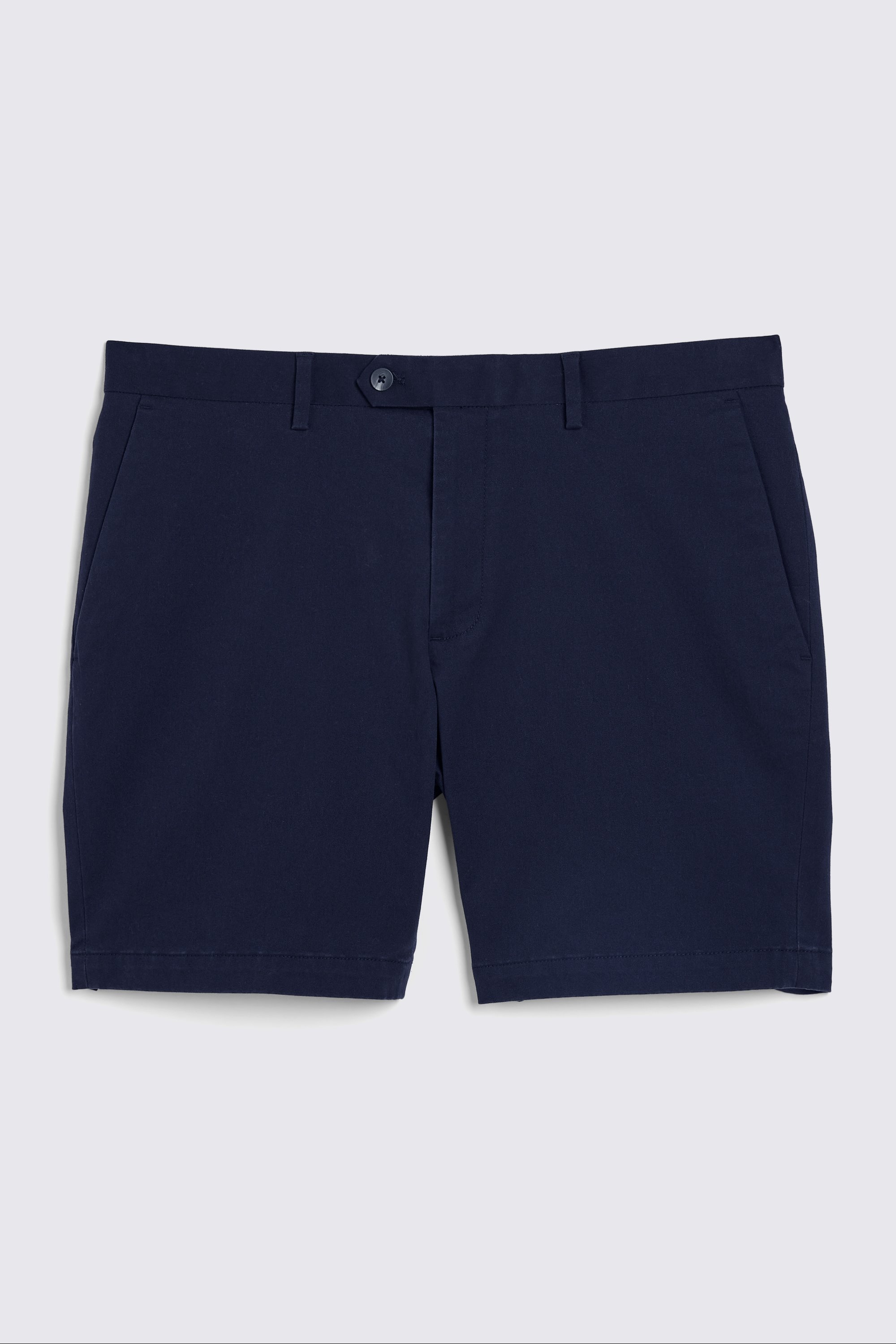 Slim Fit Navy Stretch Chino Shorts