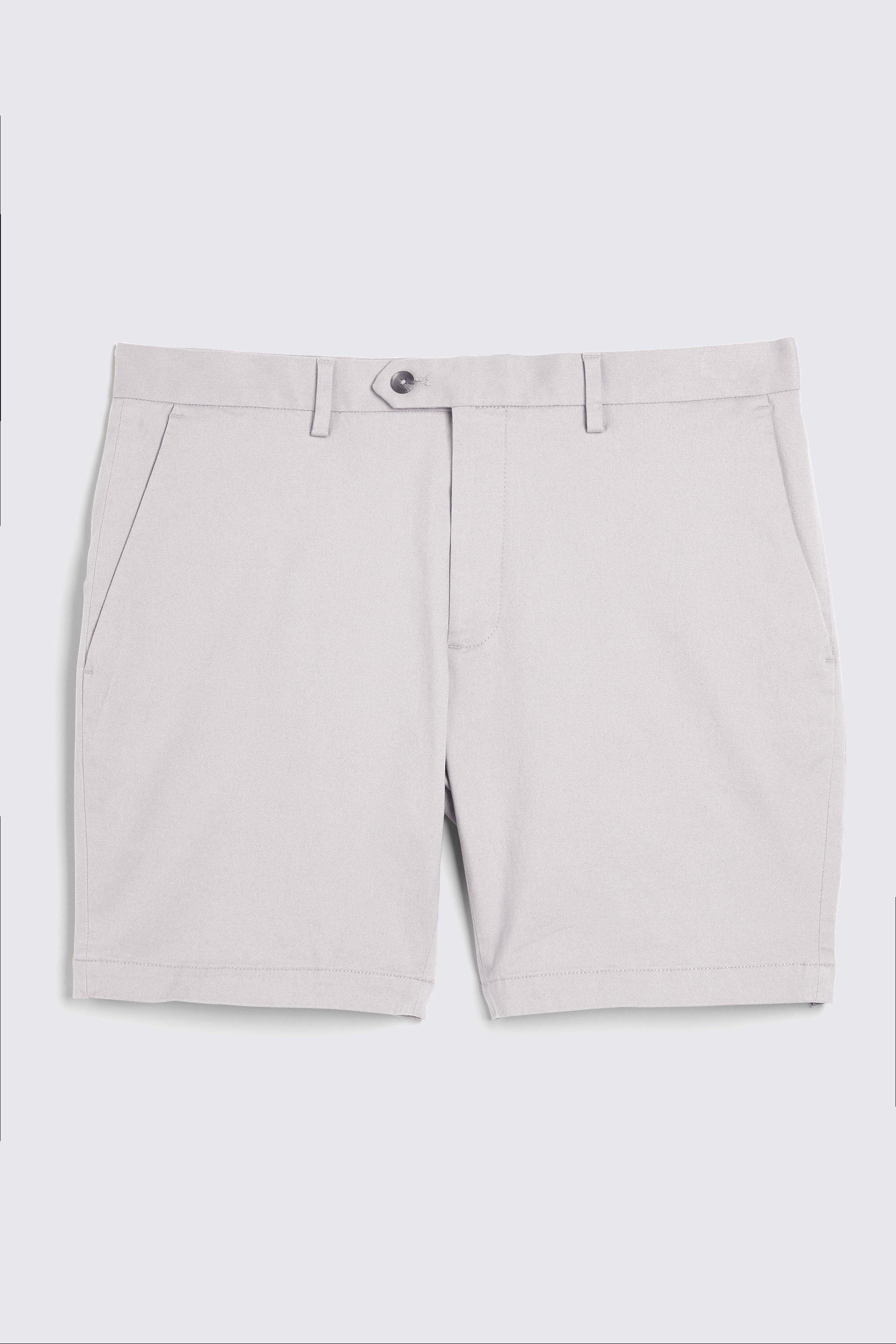 Slim Fit Stone Stretch Chino Shorts