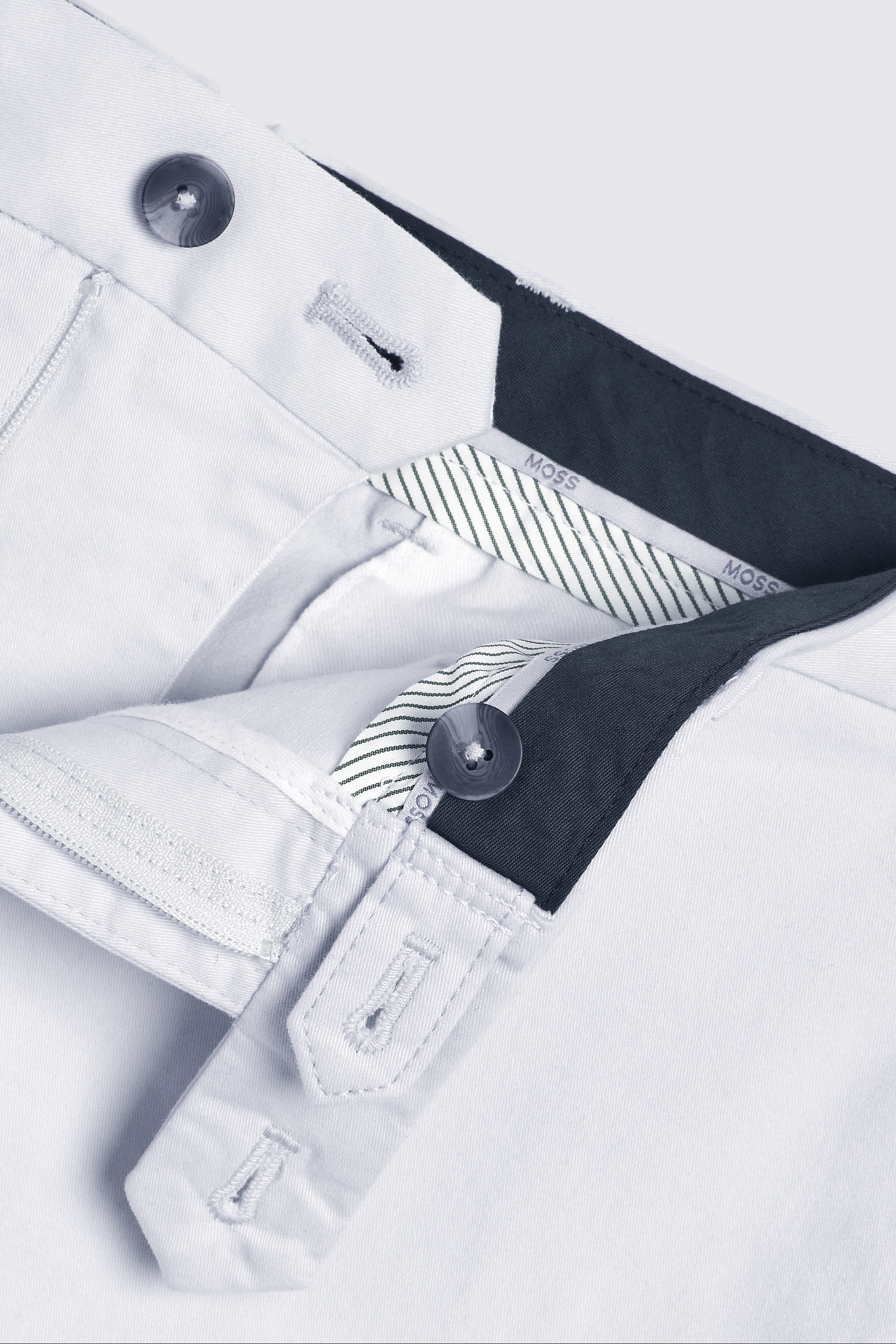 Slim Fit Light Grey Chino Shorts