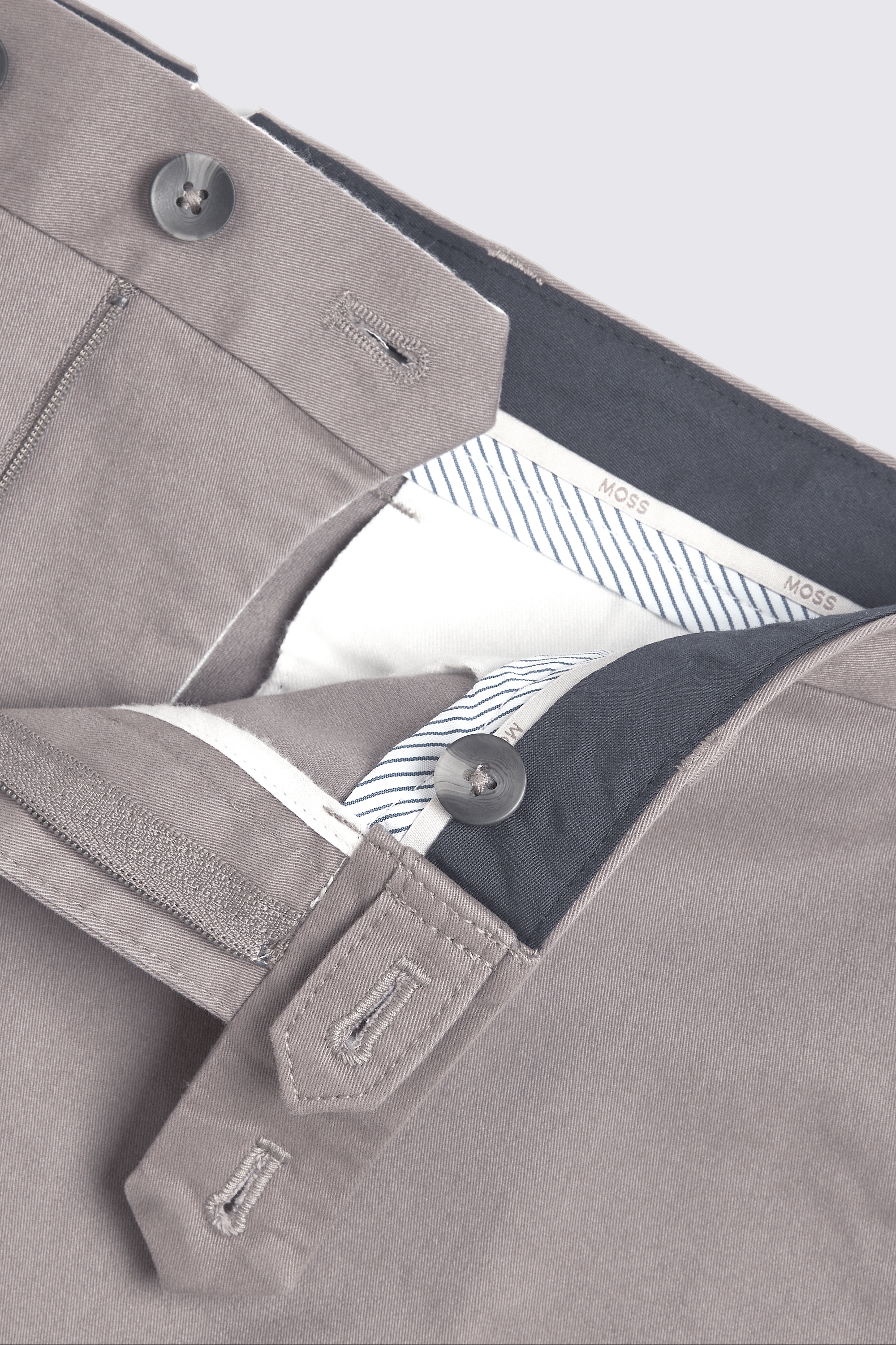 Slim Fit Dark Taupe Chino Shorts