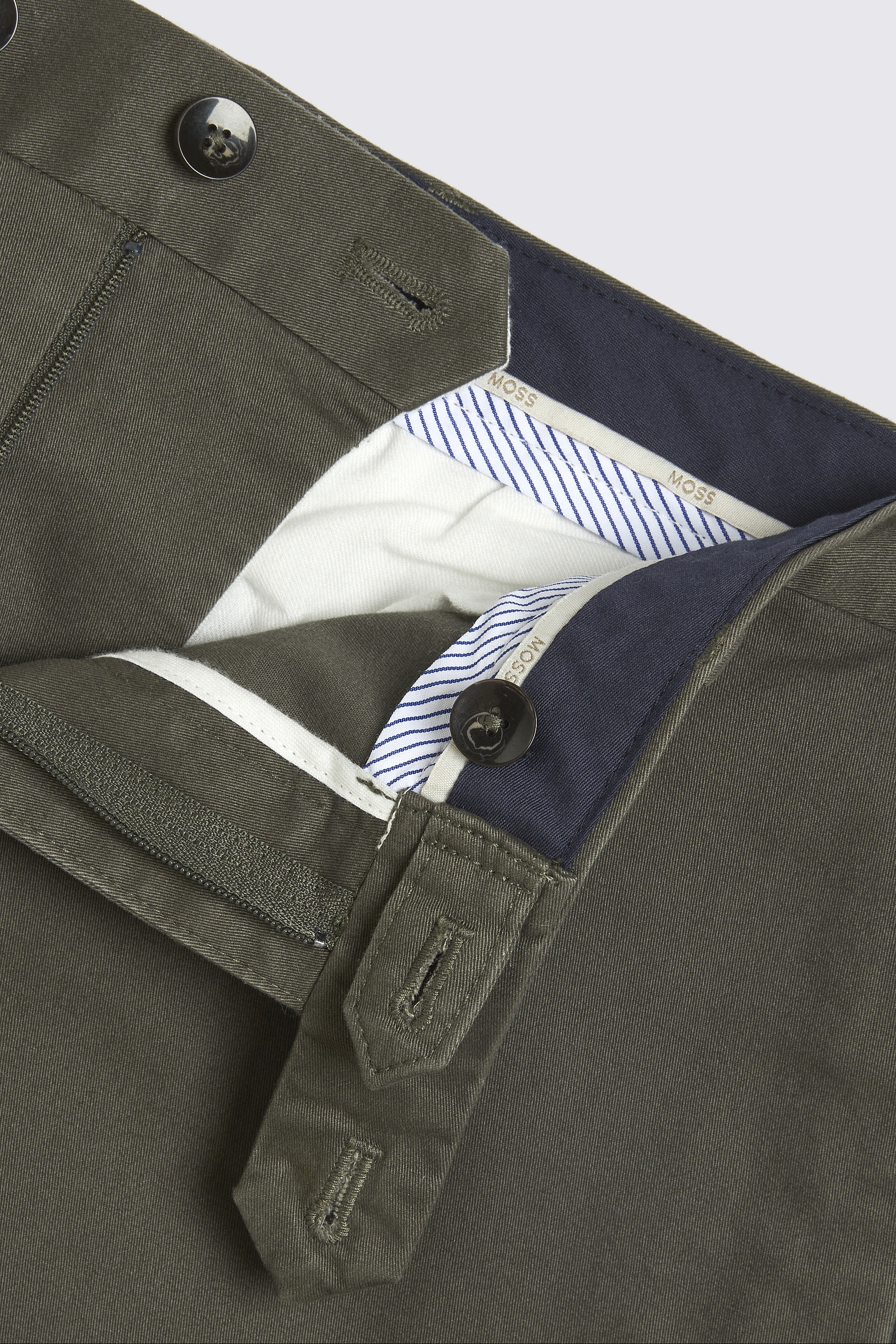 Slim Fit Khaki Chino Shorts