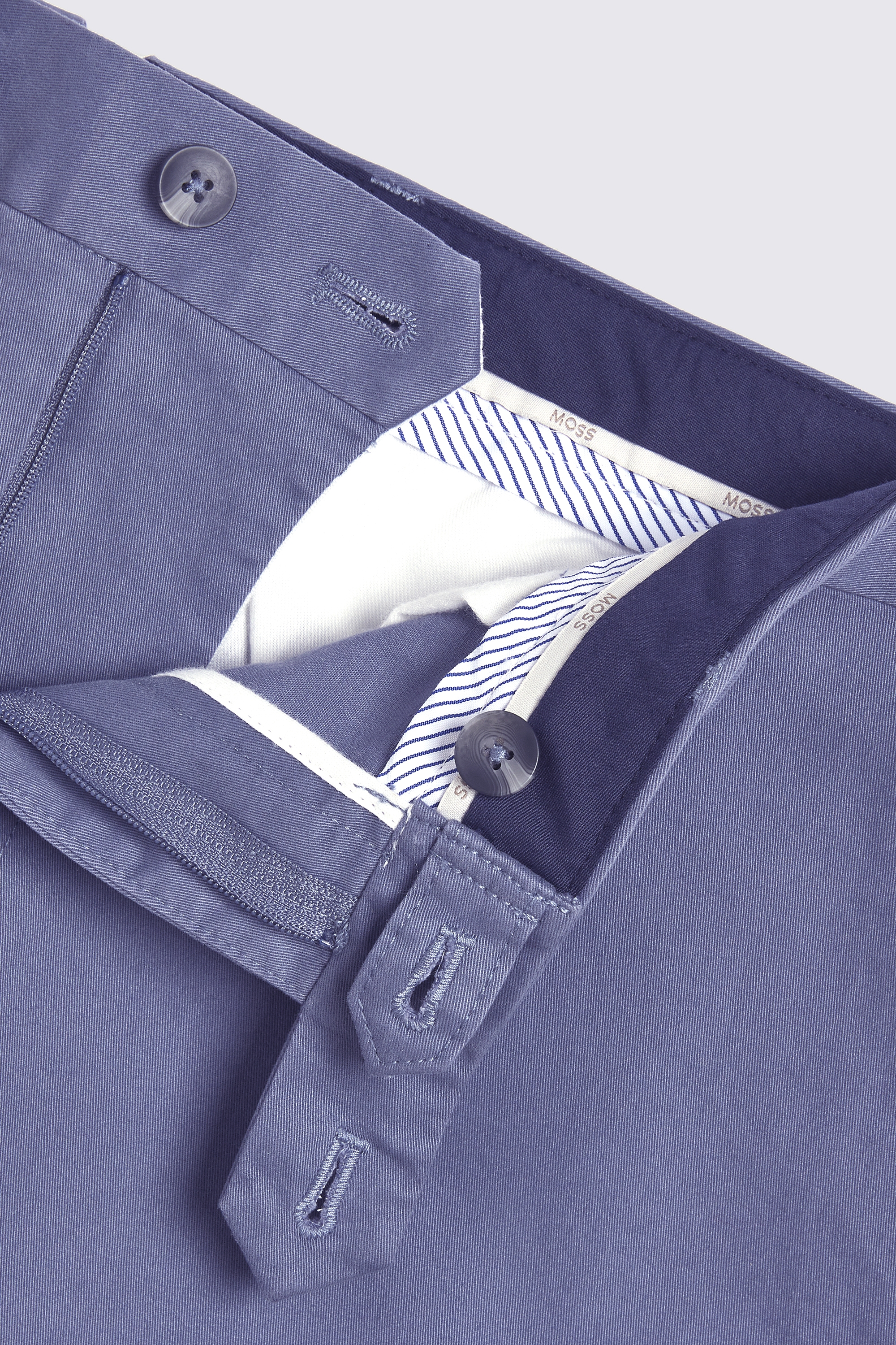 Slim Fit Blue Chino Shorts