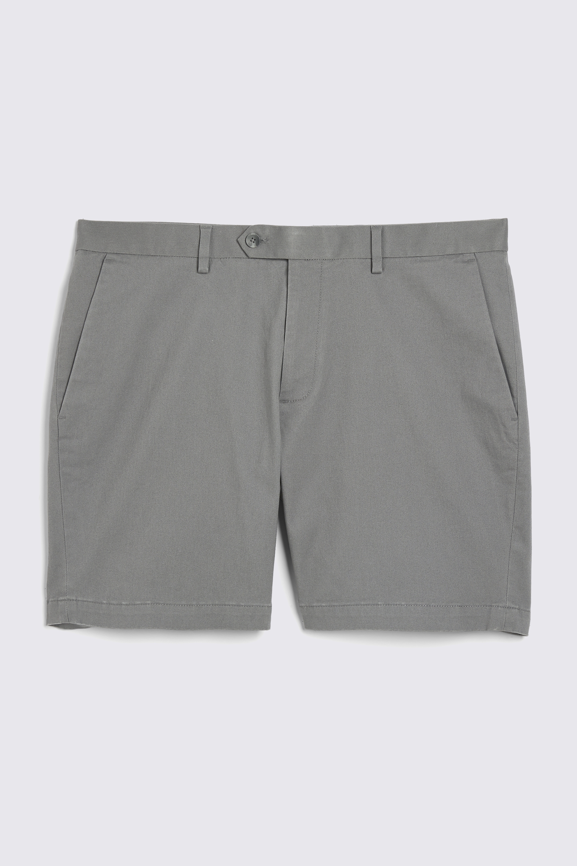 Slim Fit Grey Chino Short