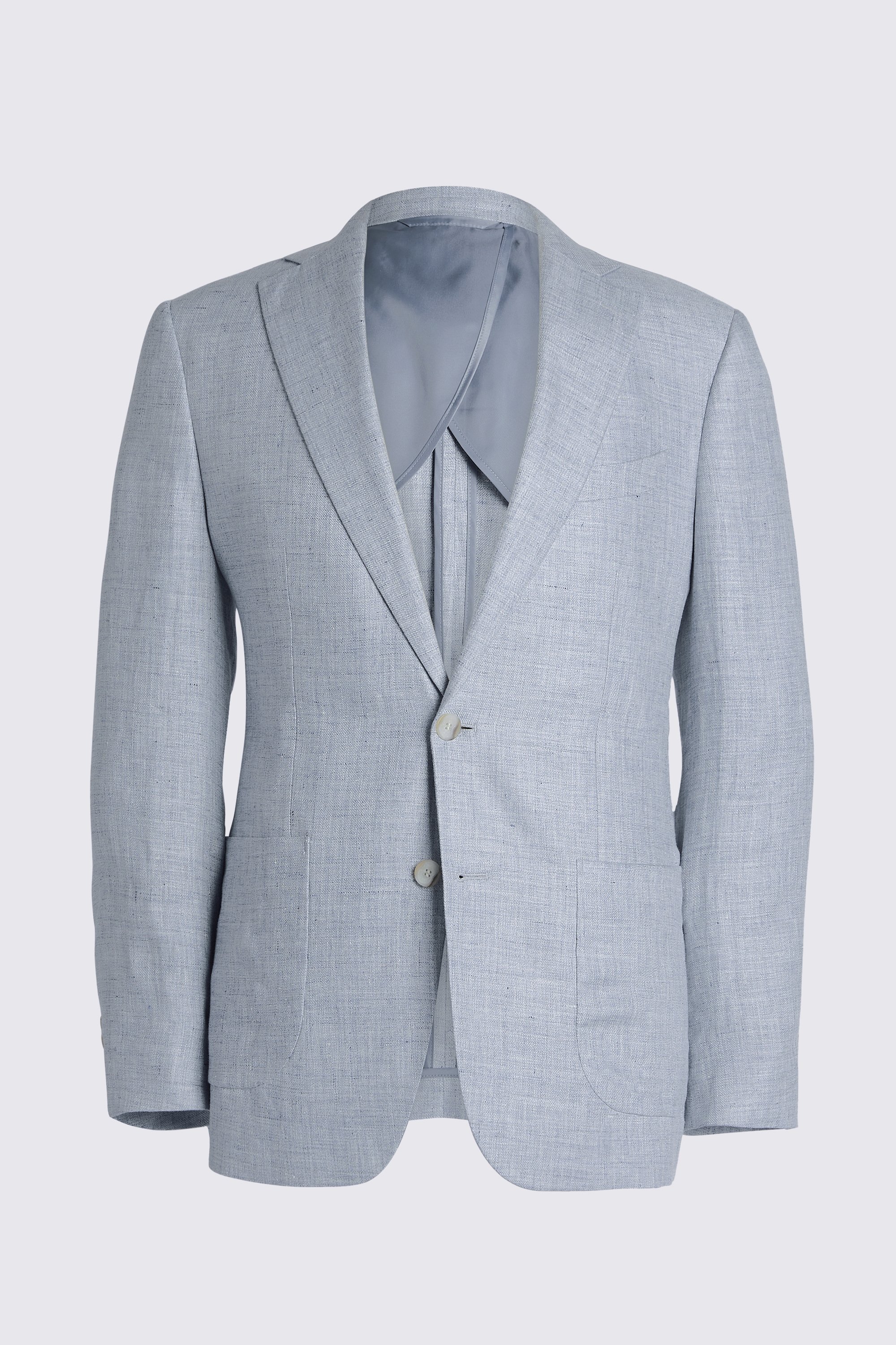 Custom Made light blue linen suit