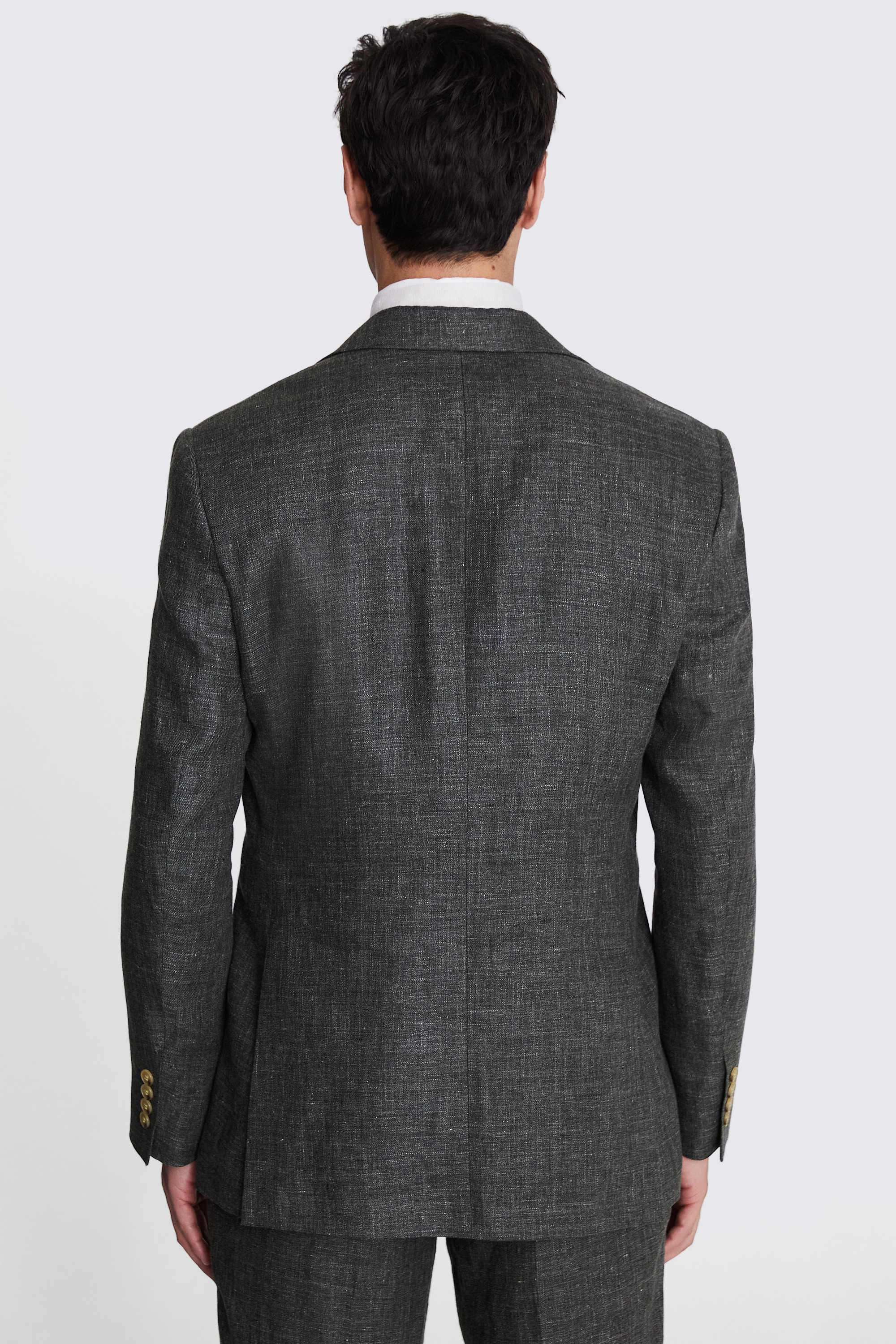 Custom Made khaki linen jacket