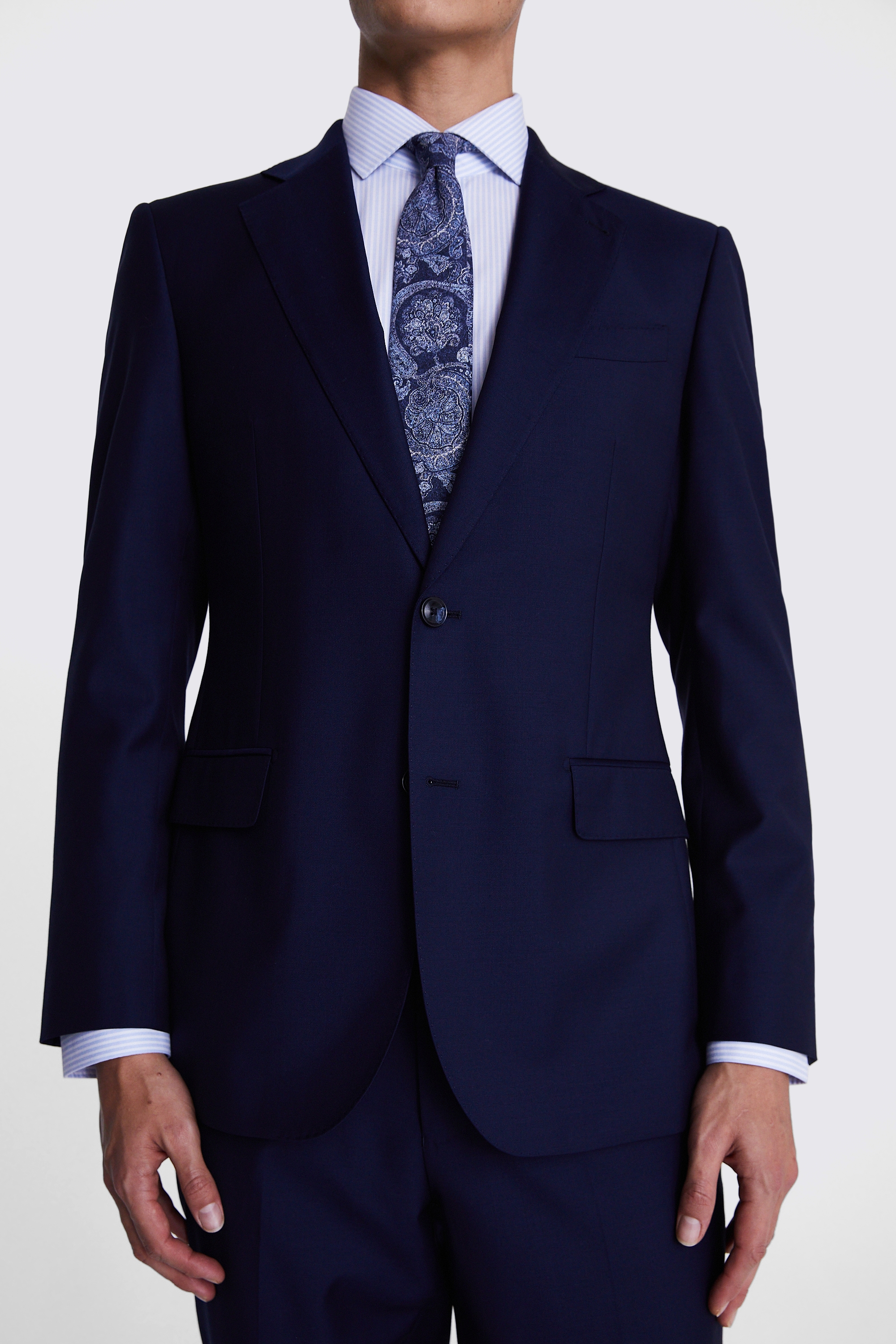 Italian Tailored Fit Navy Suit