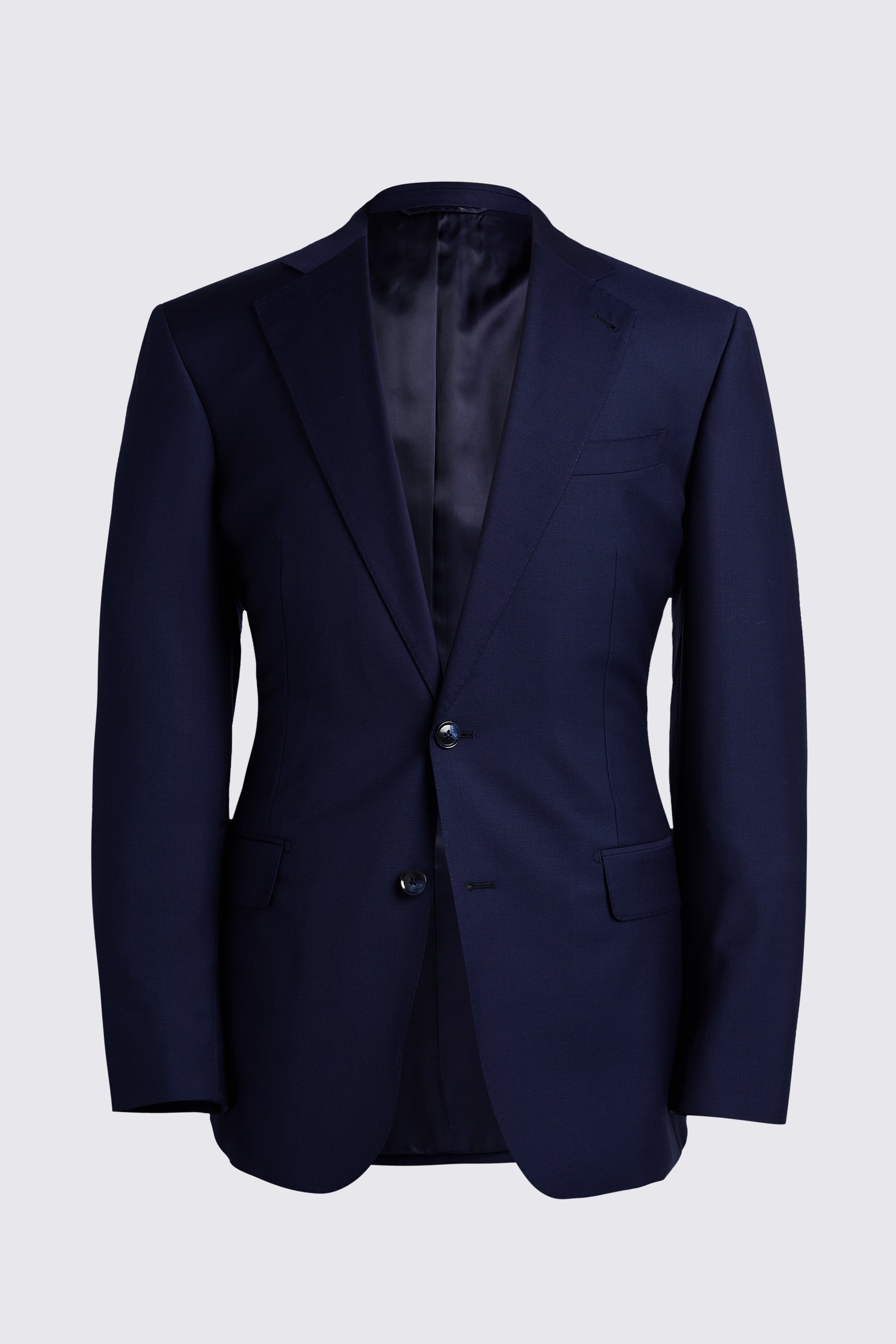 Italian Tailored Fit Navy Jacket | Buy Online at Moss