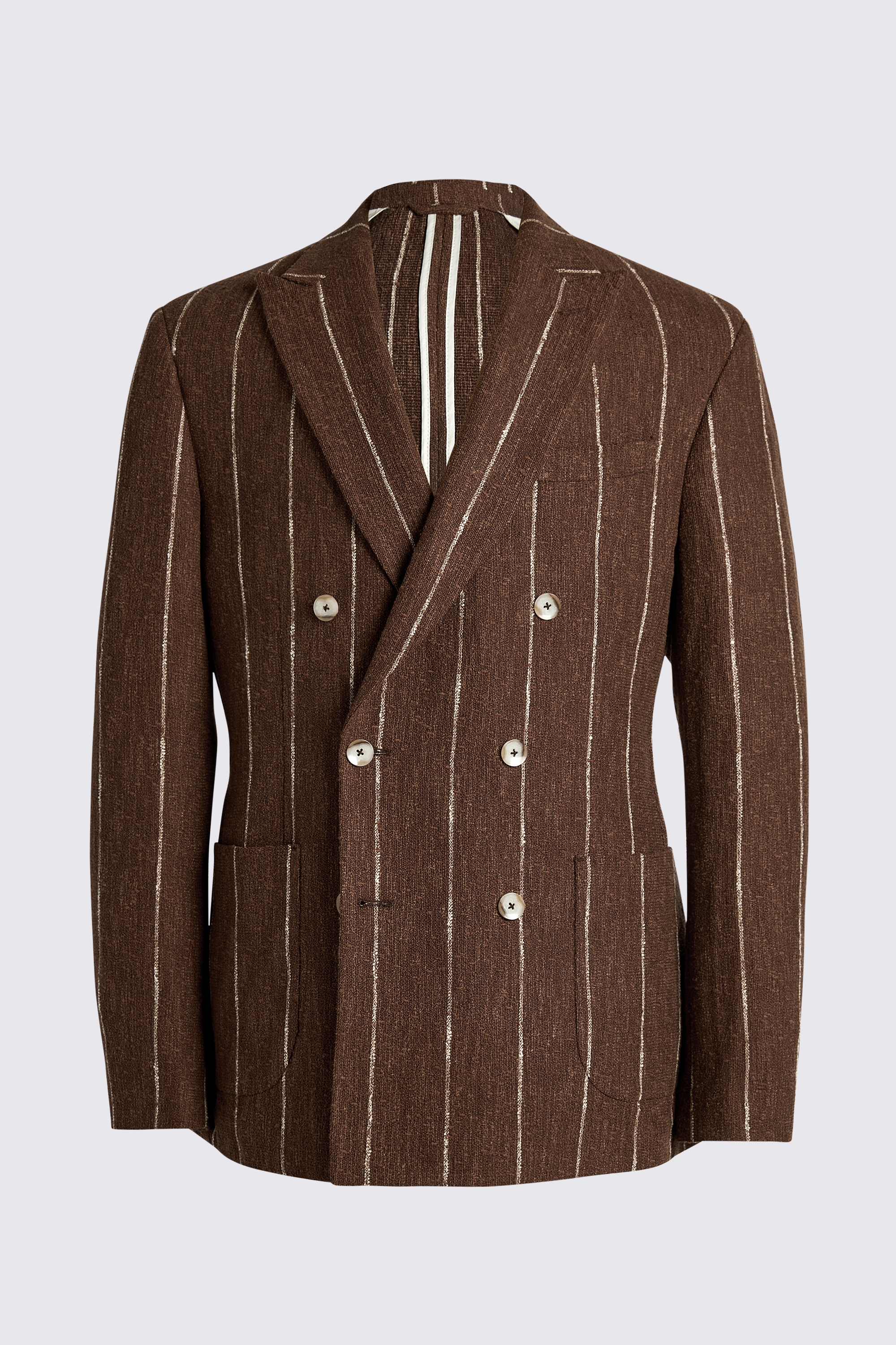 Italian Tailored Fit Copper Stripe Jacket