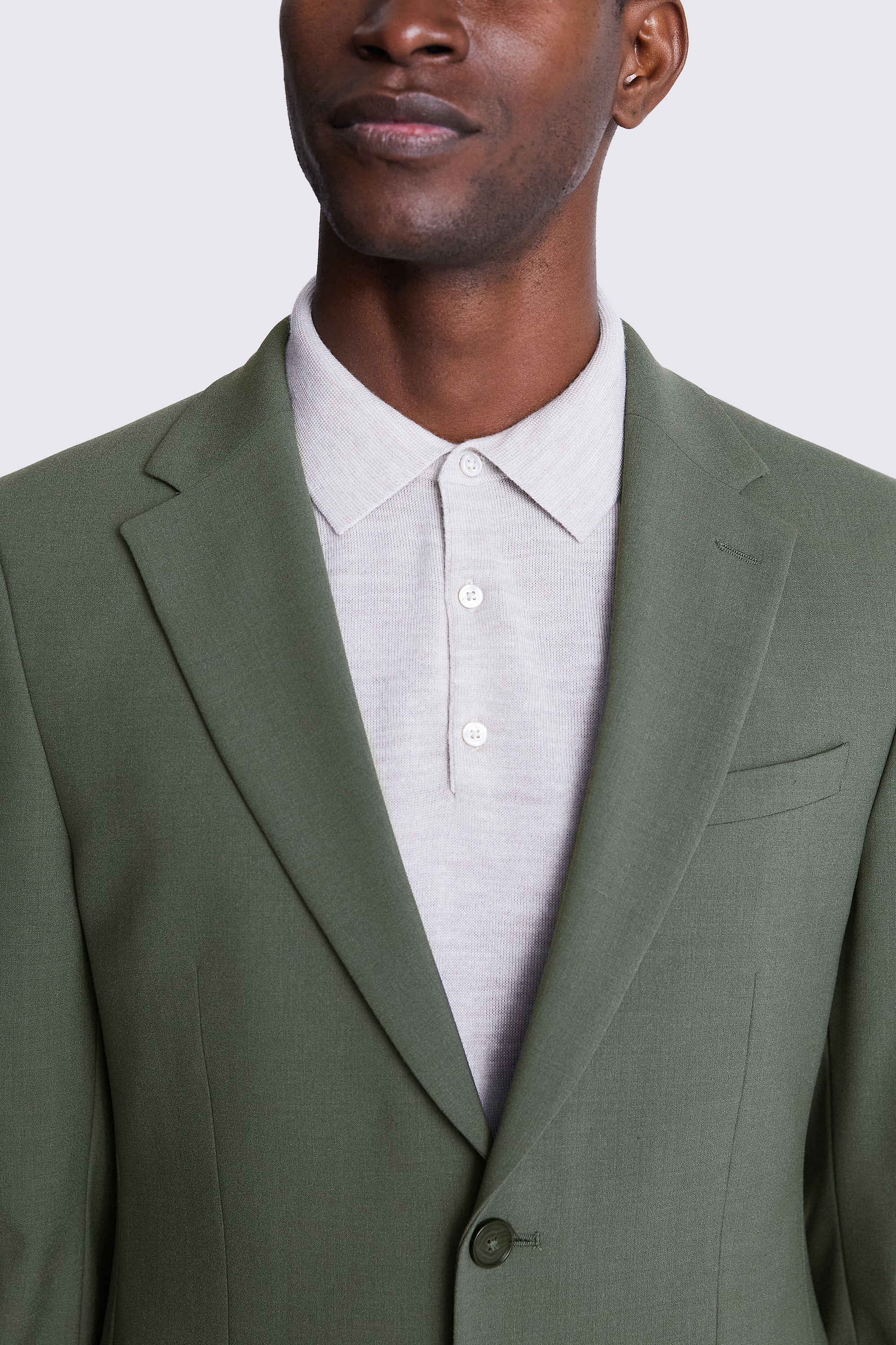 DKNY Slim Fit Sage Green Performance Suit