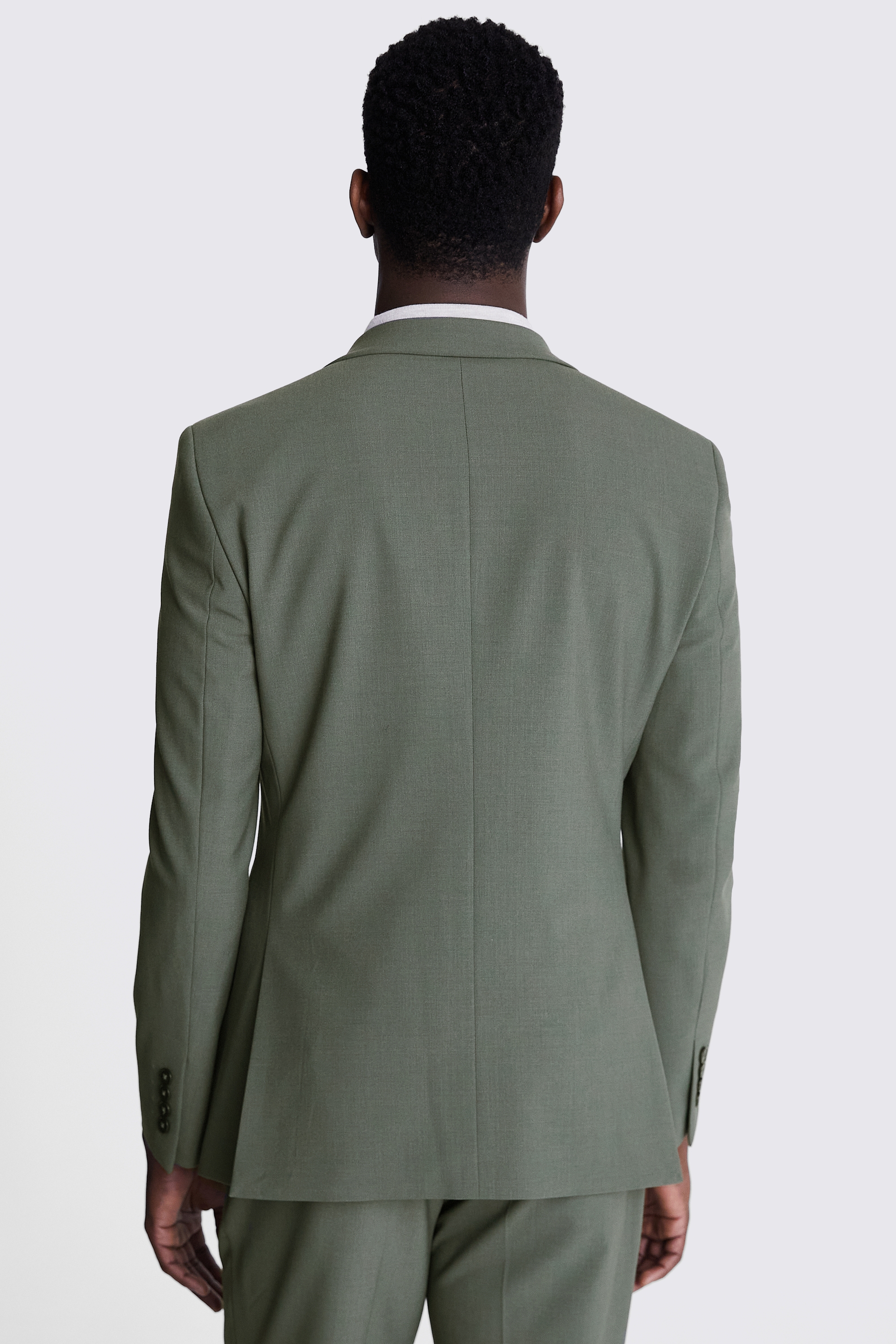 DKNY Slim Fit Sage Green Performance Suit