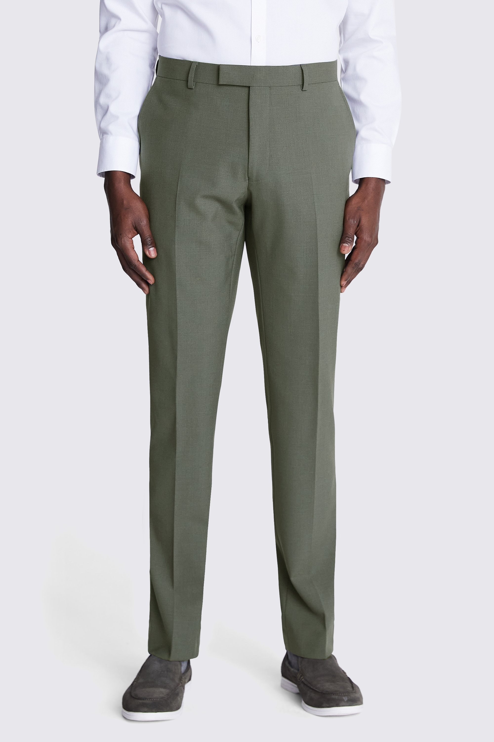 DKNY Slim Fit Sage Green Performance Suit