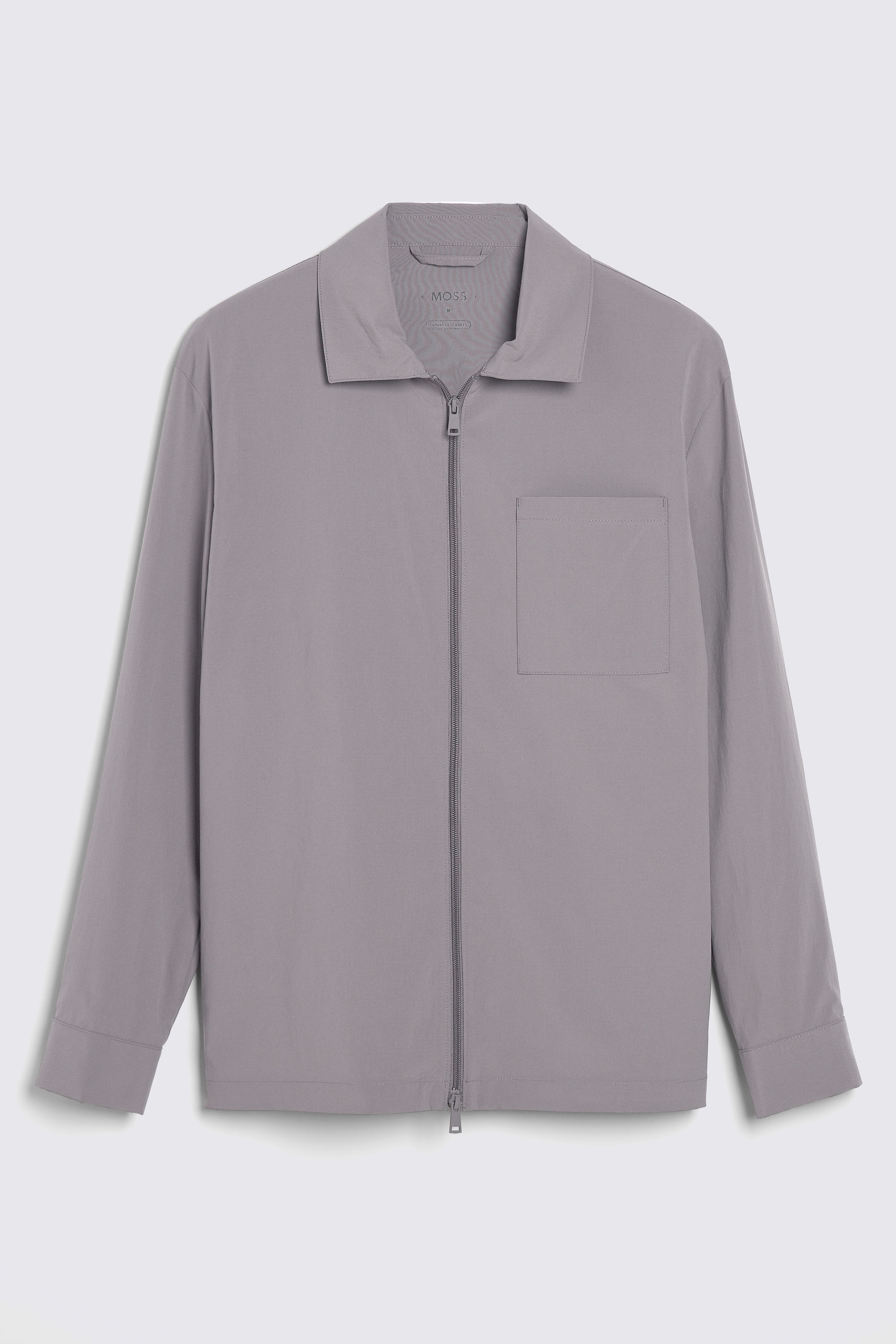 Dark Taupe Technical Shacket