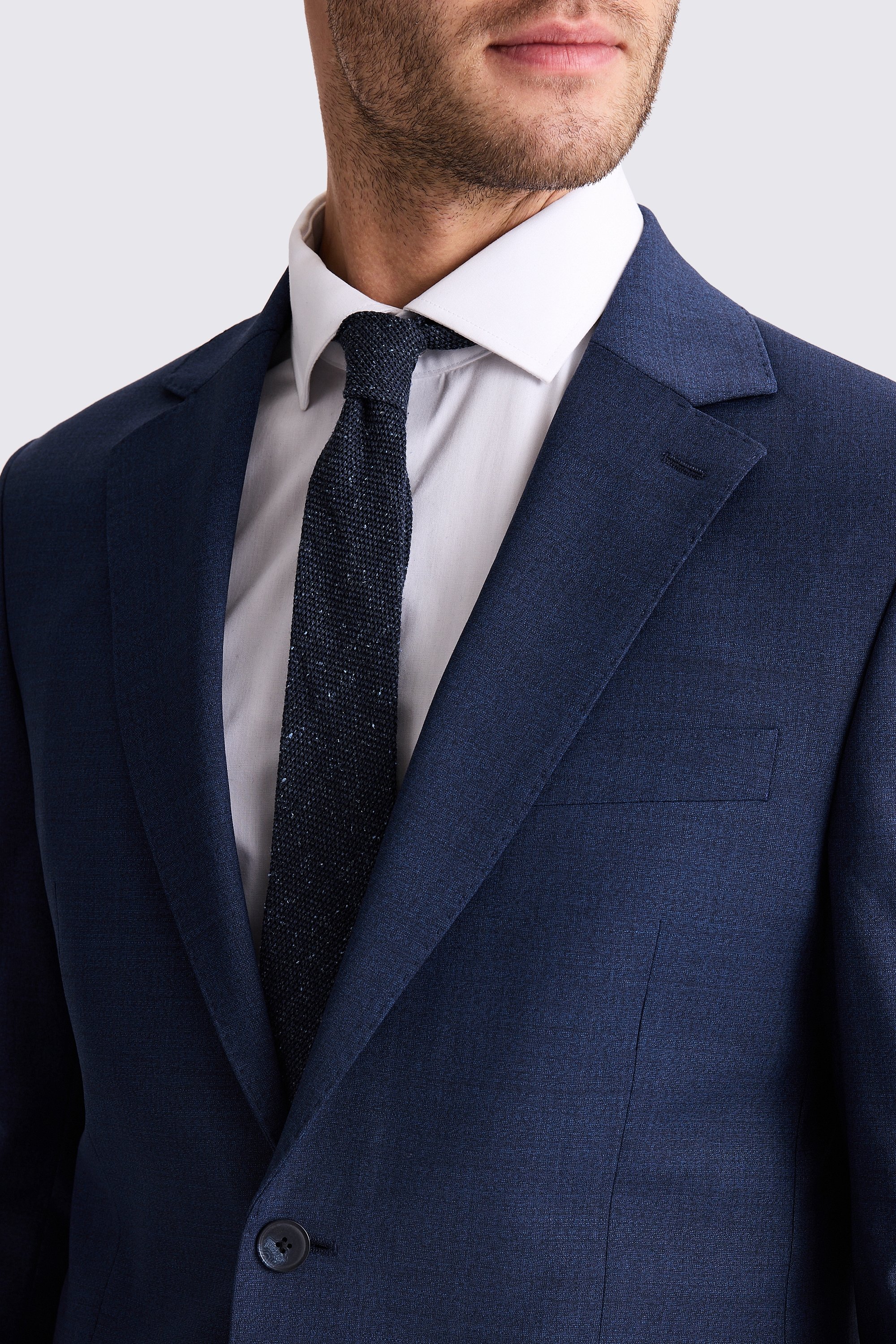 Tailored Fit Blue Performance Suit
