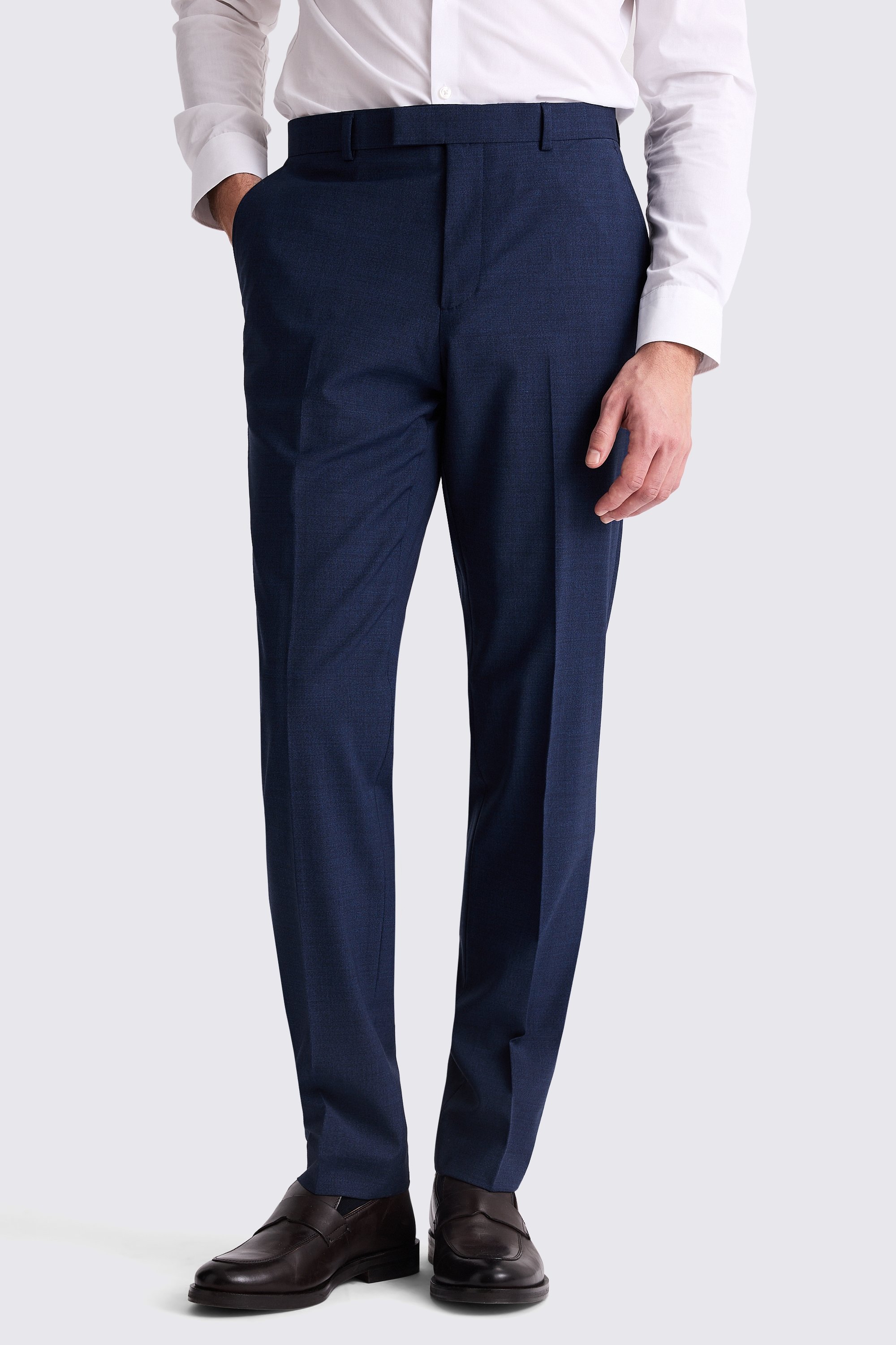 Tailored Fit Blue Performance Suit