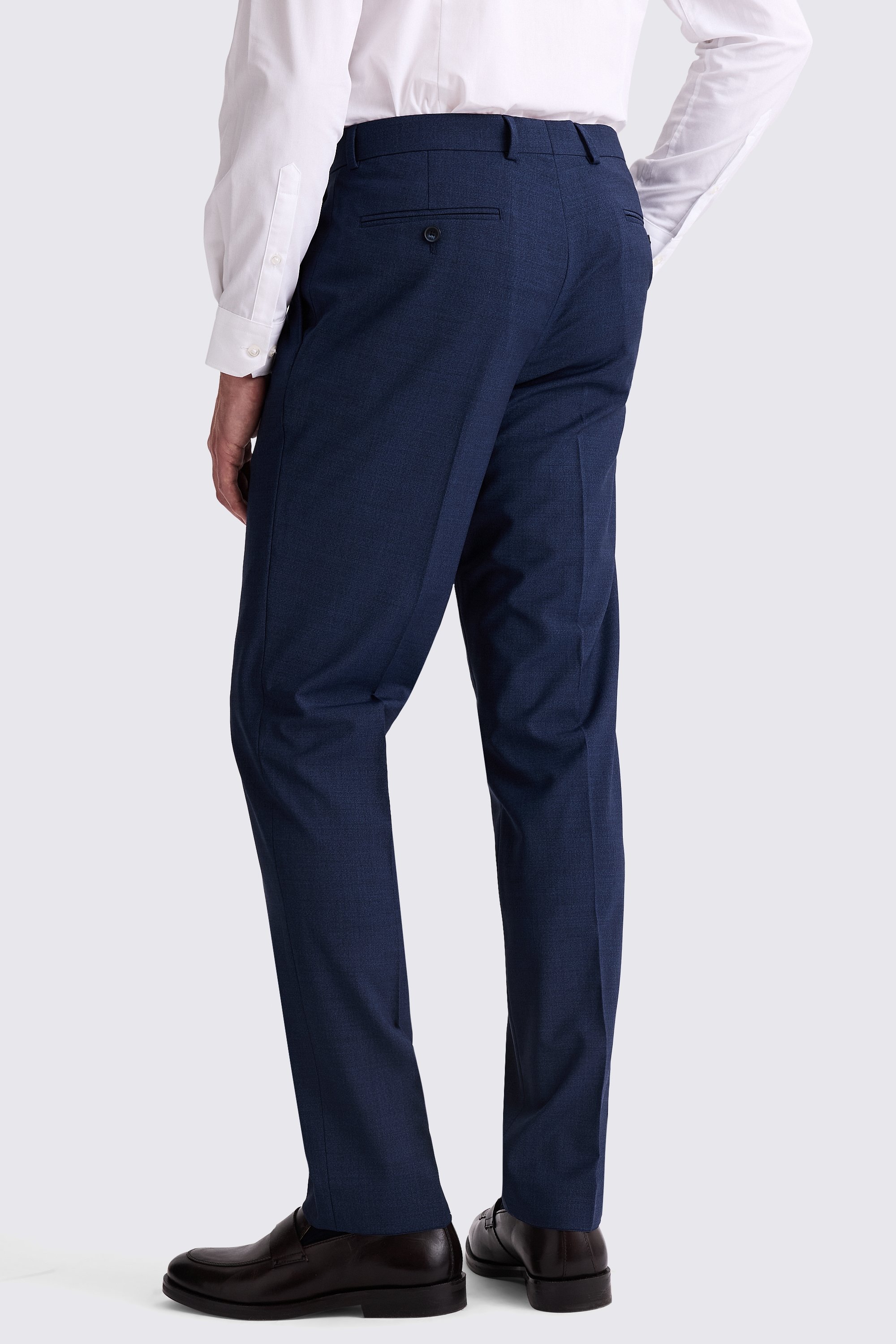 Tailored Fit Blue Performance Pants