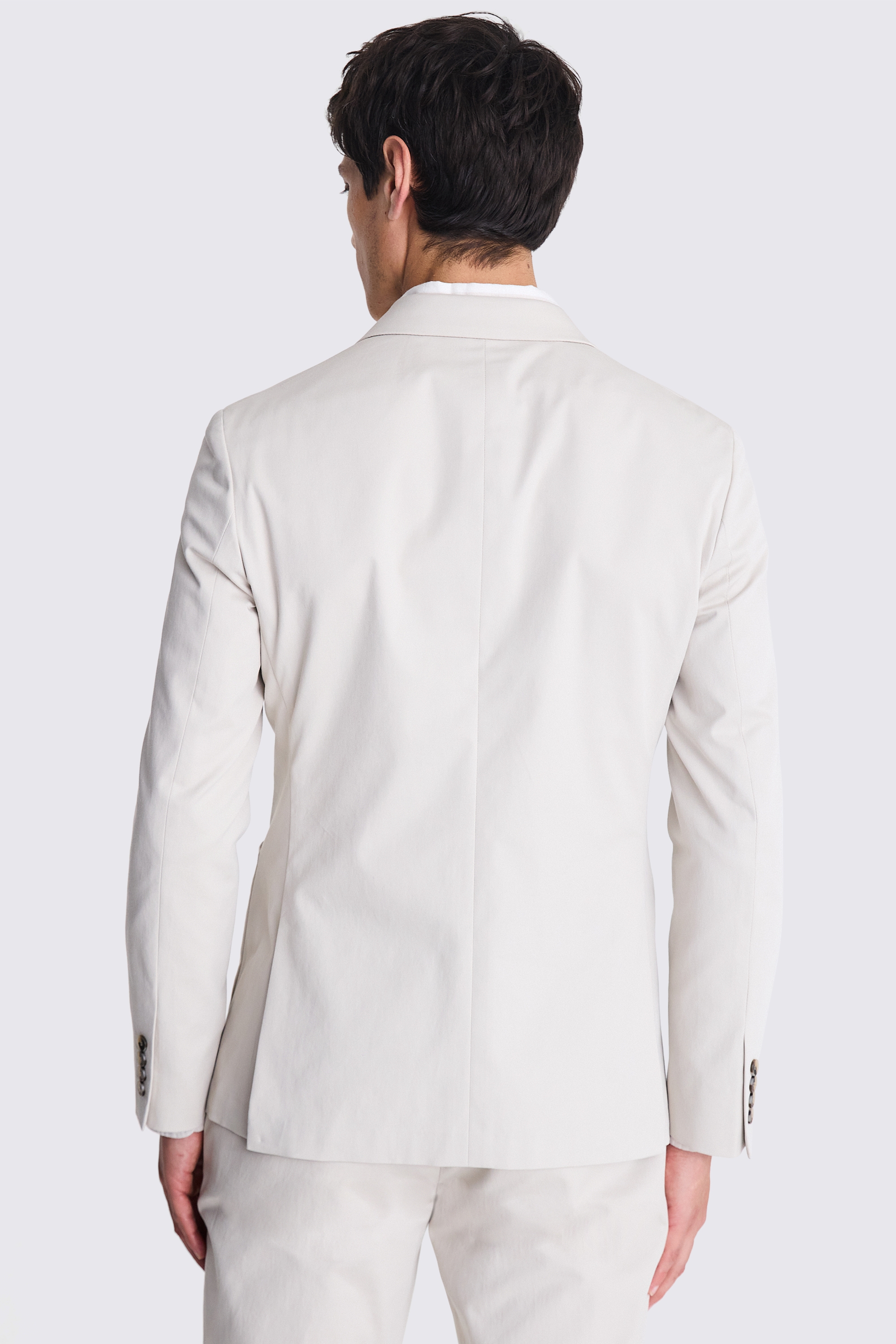Slim Fit Light Camel Cotton Jacket