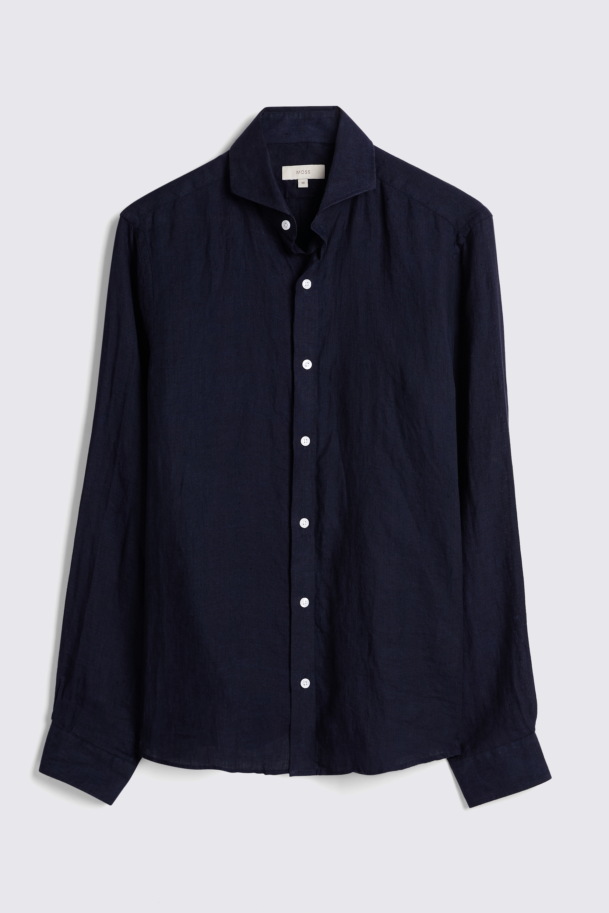 Navy Linen Shirt