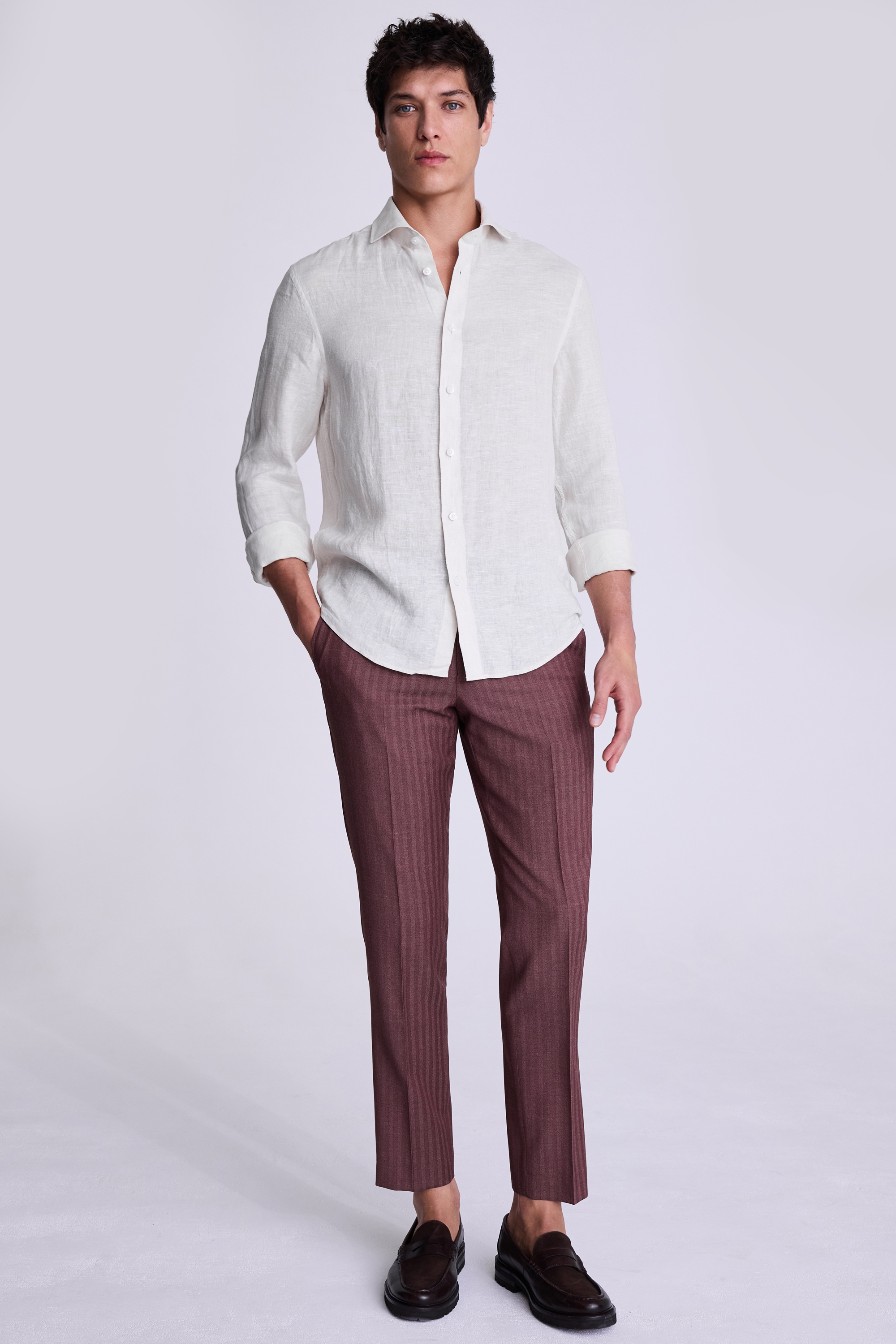 Off White Linen Shirt
