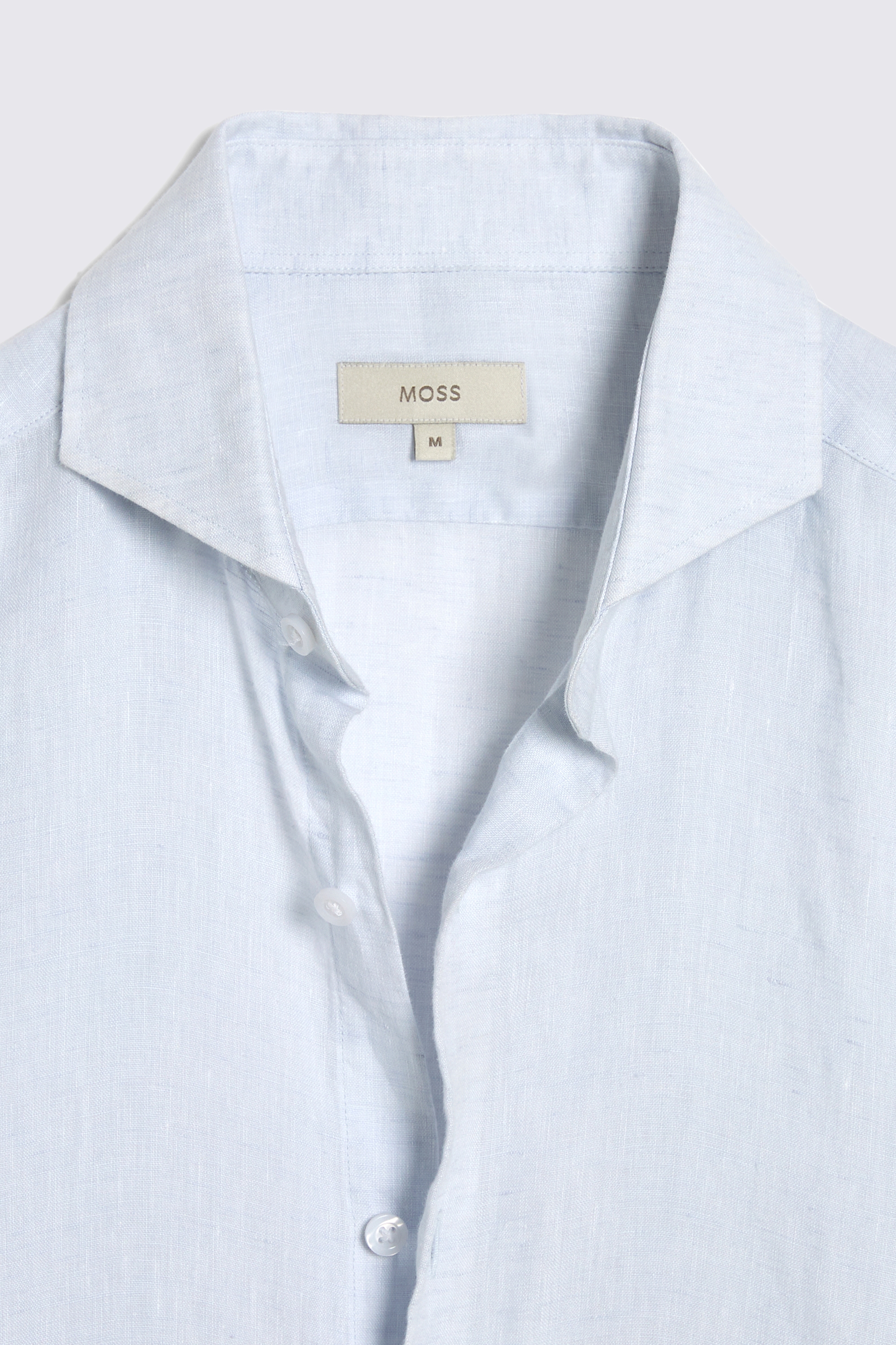 Soft Blue Linen Shirt