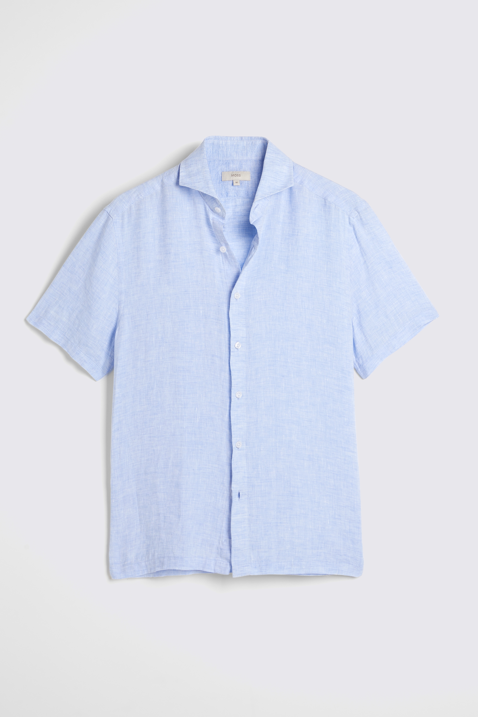 Sky Short Sleeve Linen Shirt