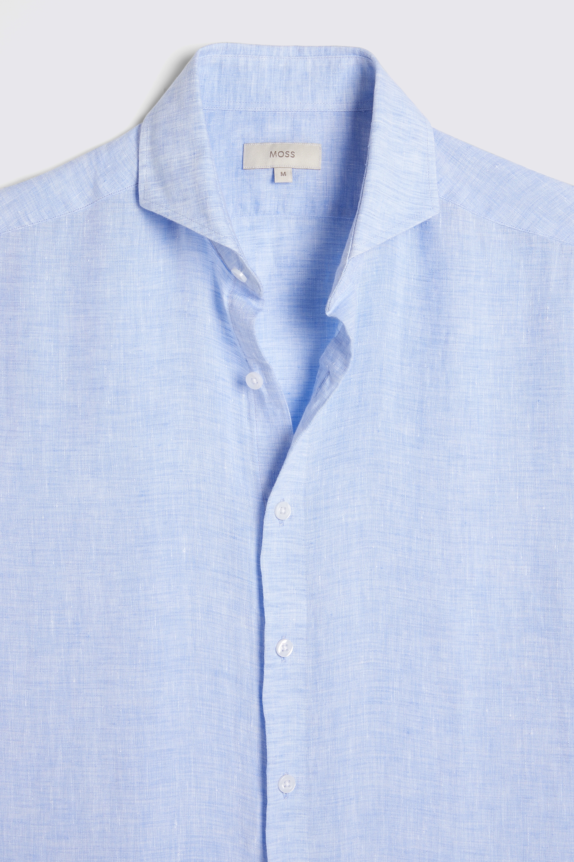 Sky Short Sleeve Linen Shirt