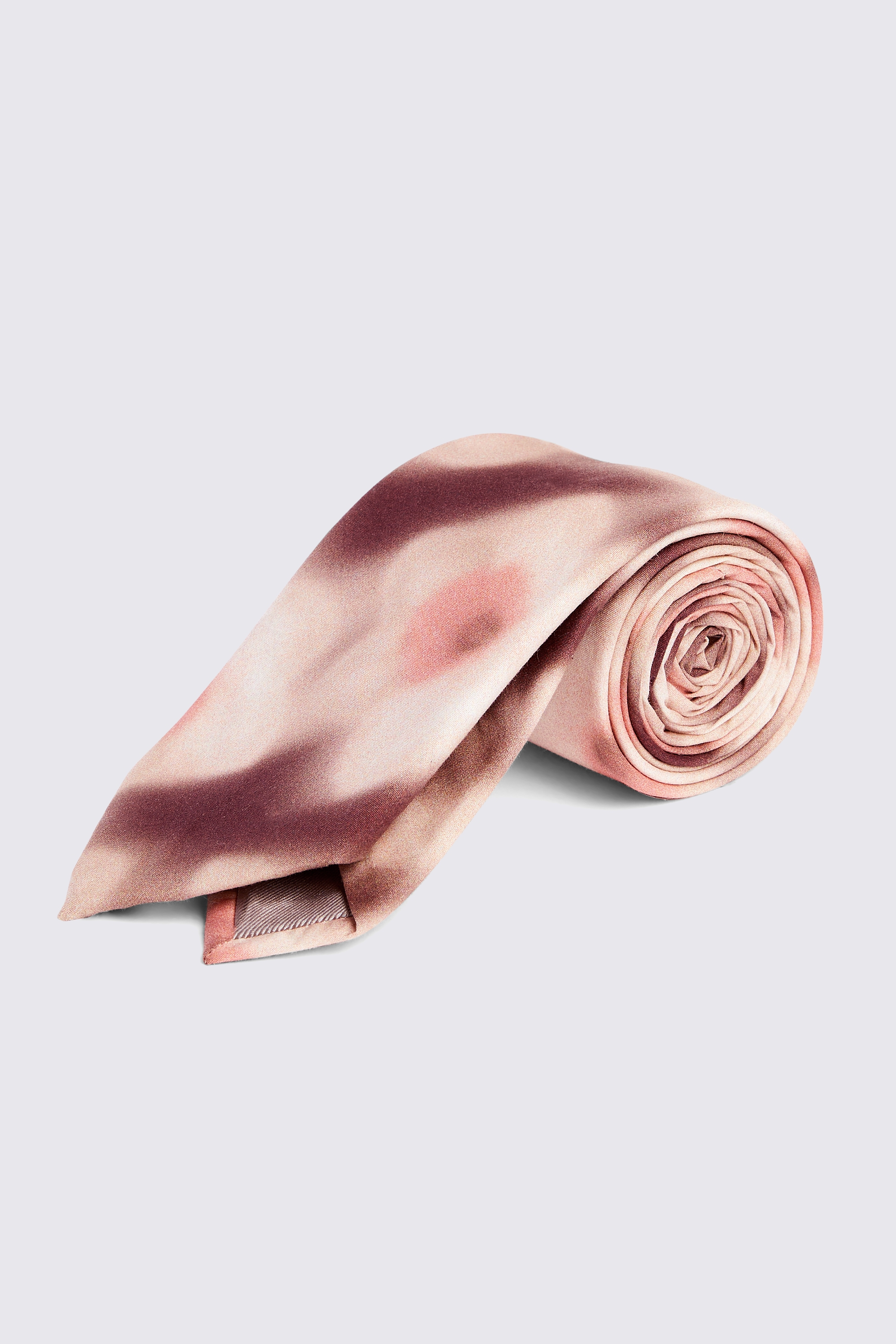 Burgundy Macro Floral Tie Made with Liberty Fabric
