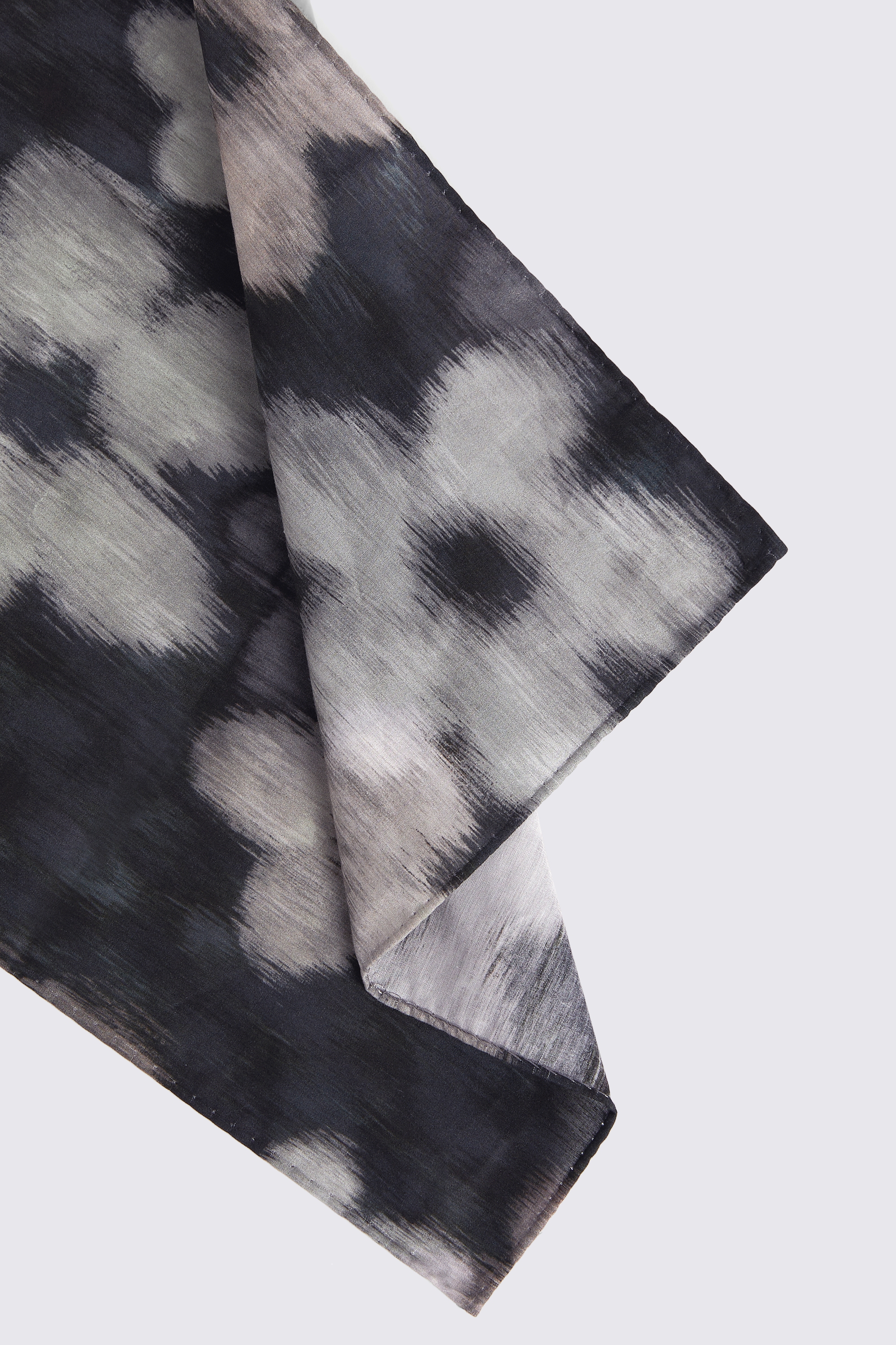 Midnight Macro Floral Pocket Square Made With Liberty Fabric
