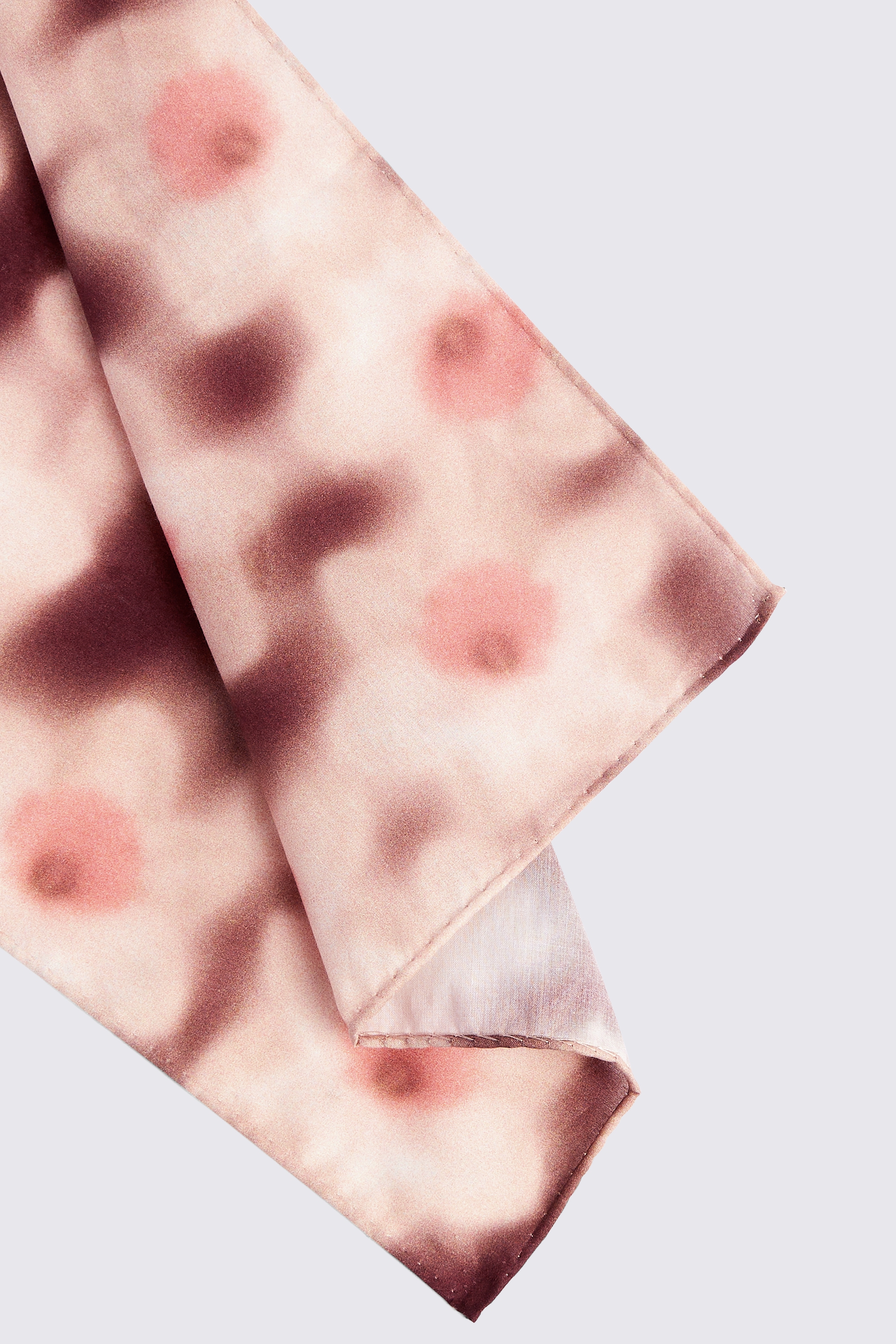 Burgundy Macro Floral Pocket Square Made With Liberty Fabric