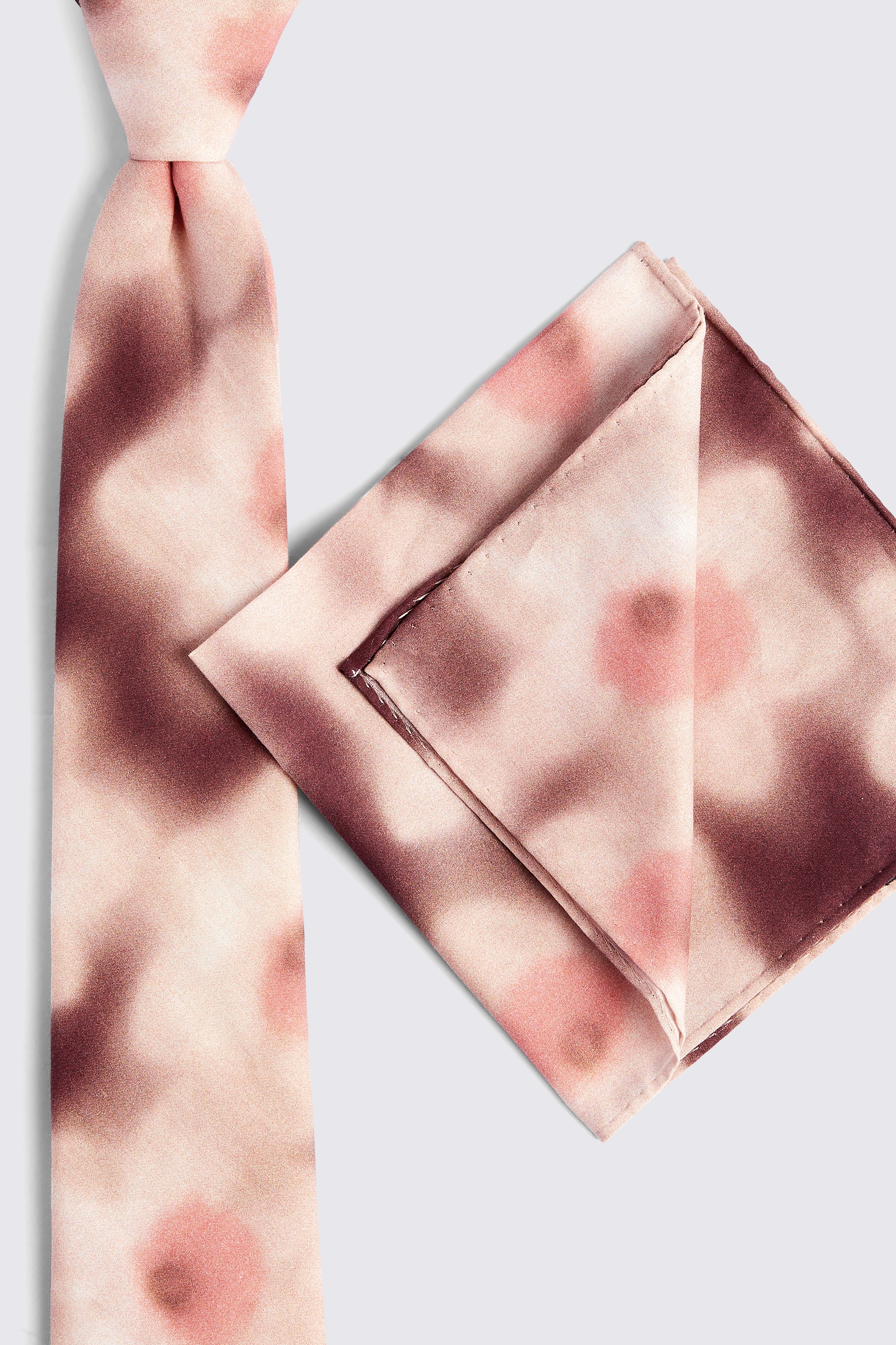 Burgundy Macro Floral Pocket Square Made With Liberty Fabric