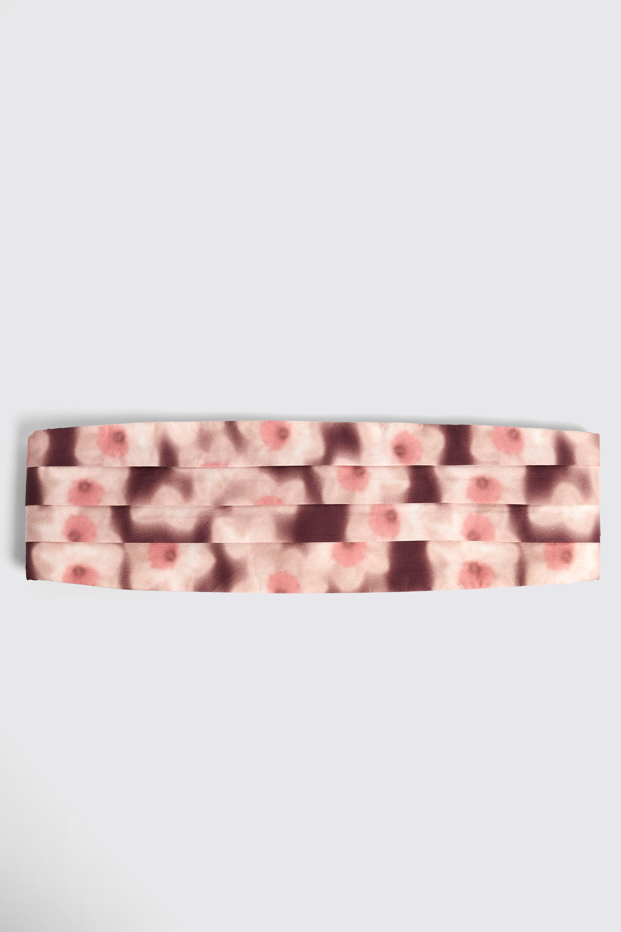 Burgundy Macro Floral Cummerbund Made with Liberty Fabric