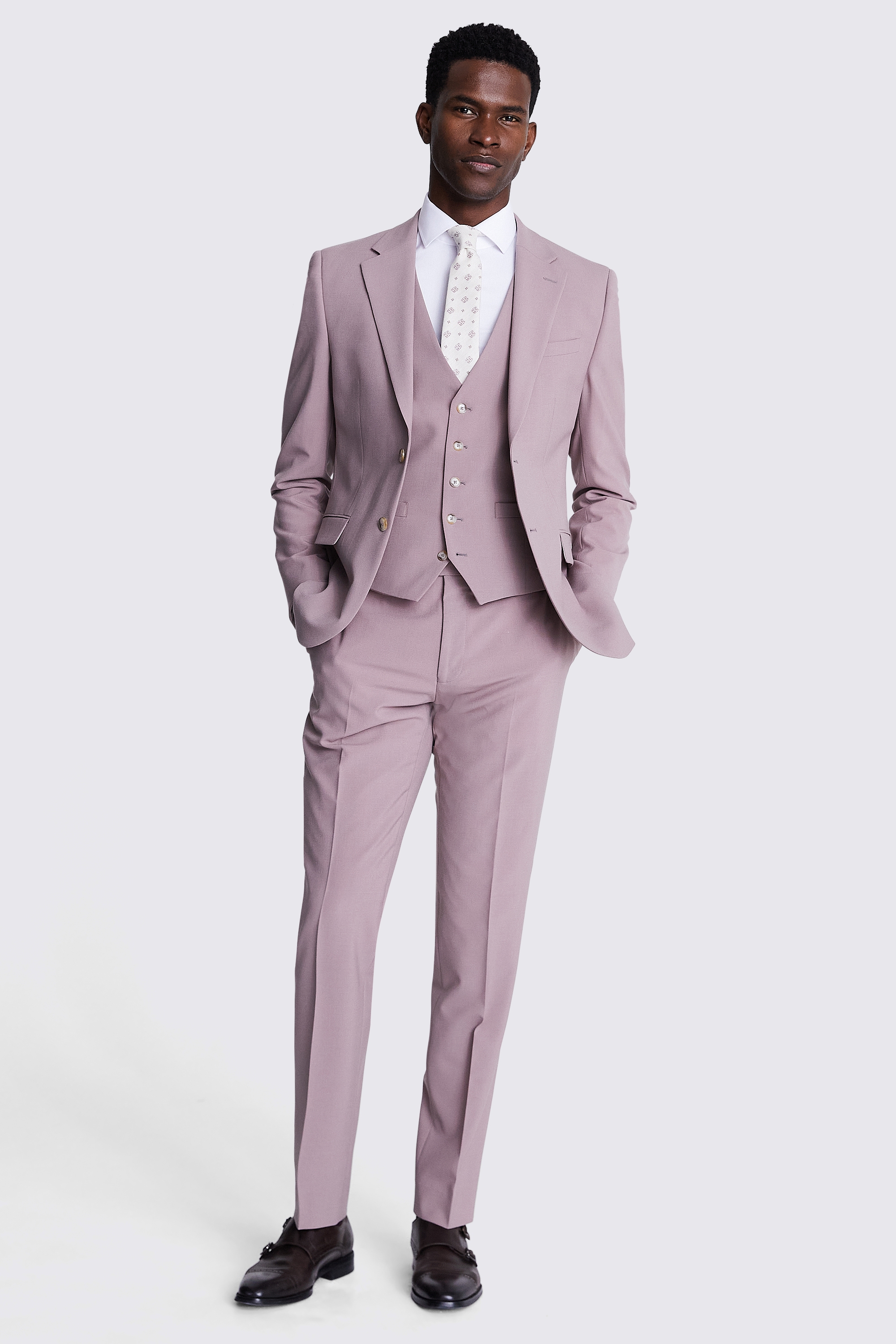 DKNY Slim Fit Dusty Pink Jacket
