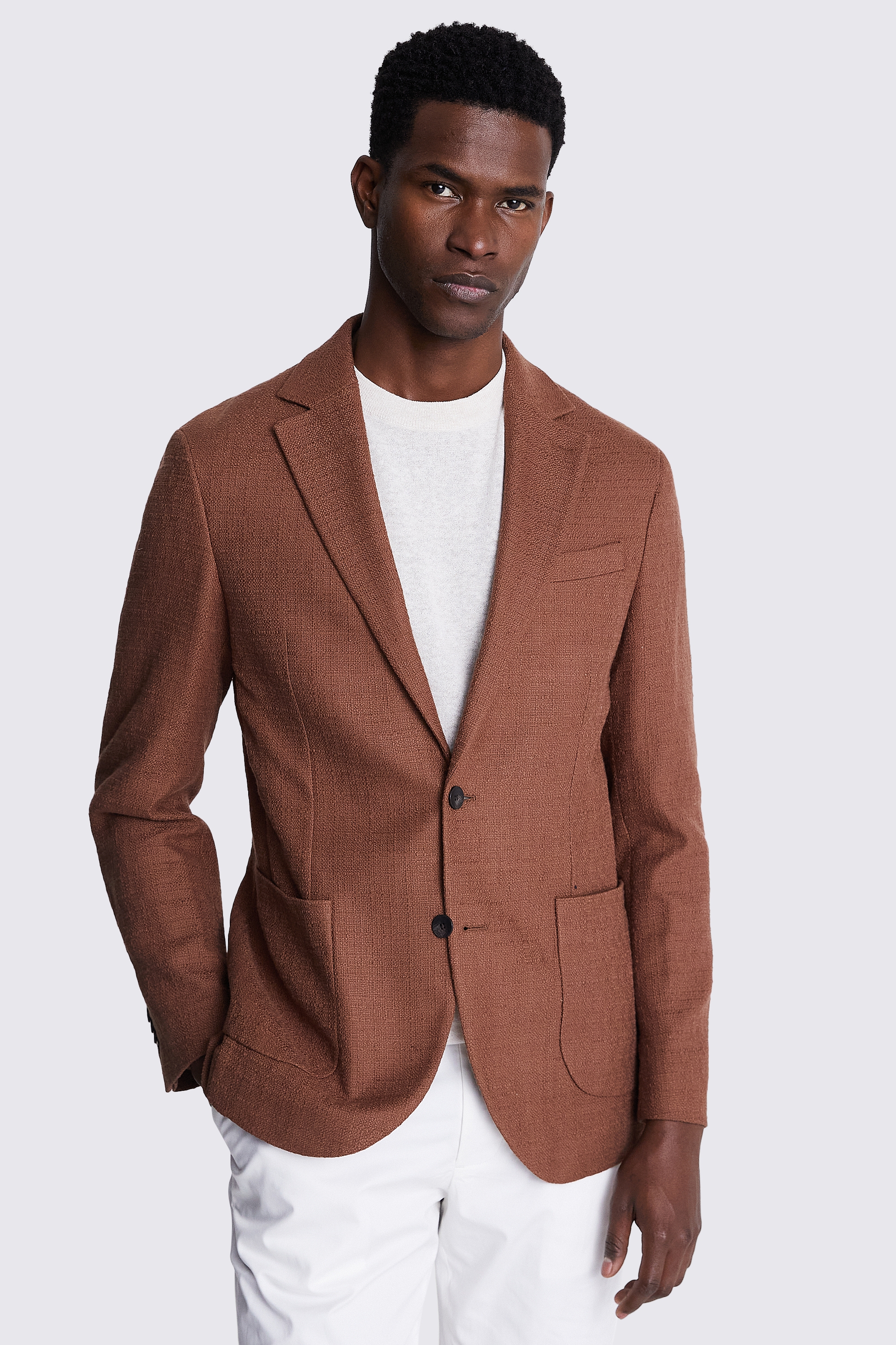Tailored Fit Copper Hoxton Jacket
