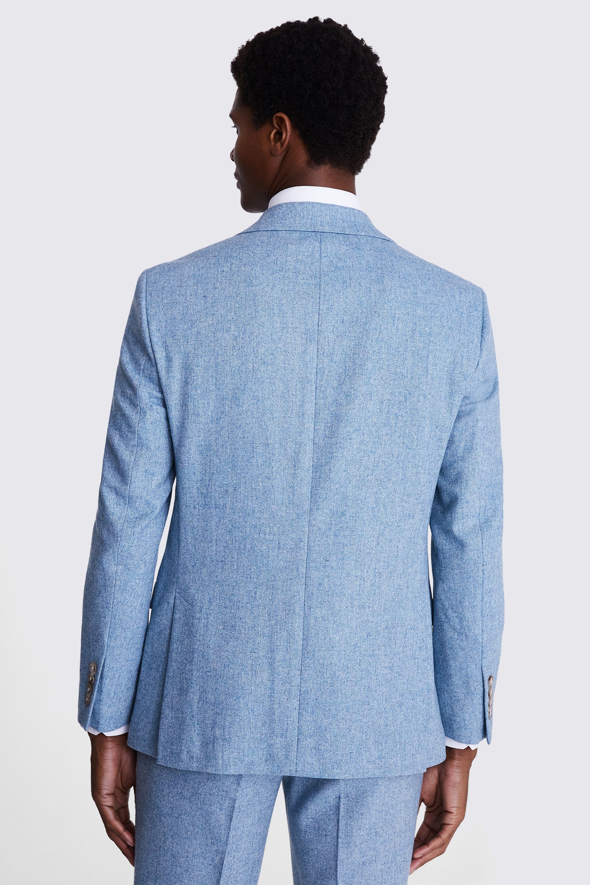 Tailored Fit Aqua Donegal Jacket